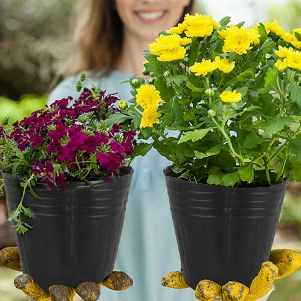 100 Plastic Plant Nursery Seed Starting Pots for Succulent Seedling Garden S M L