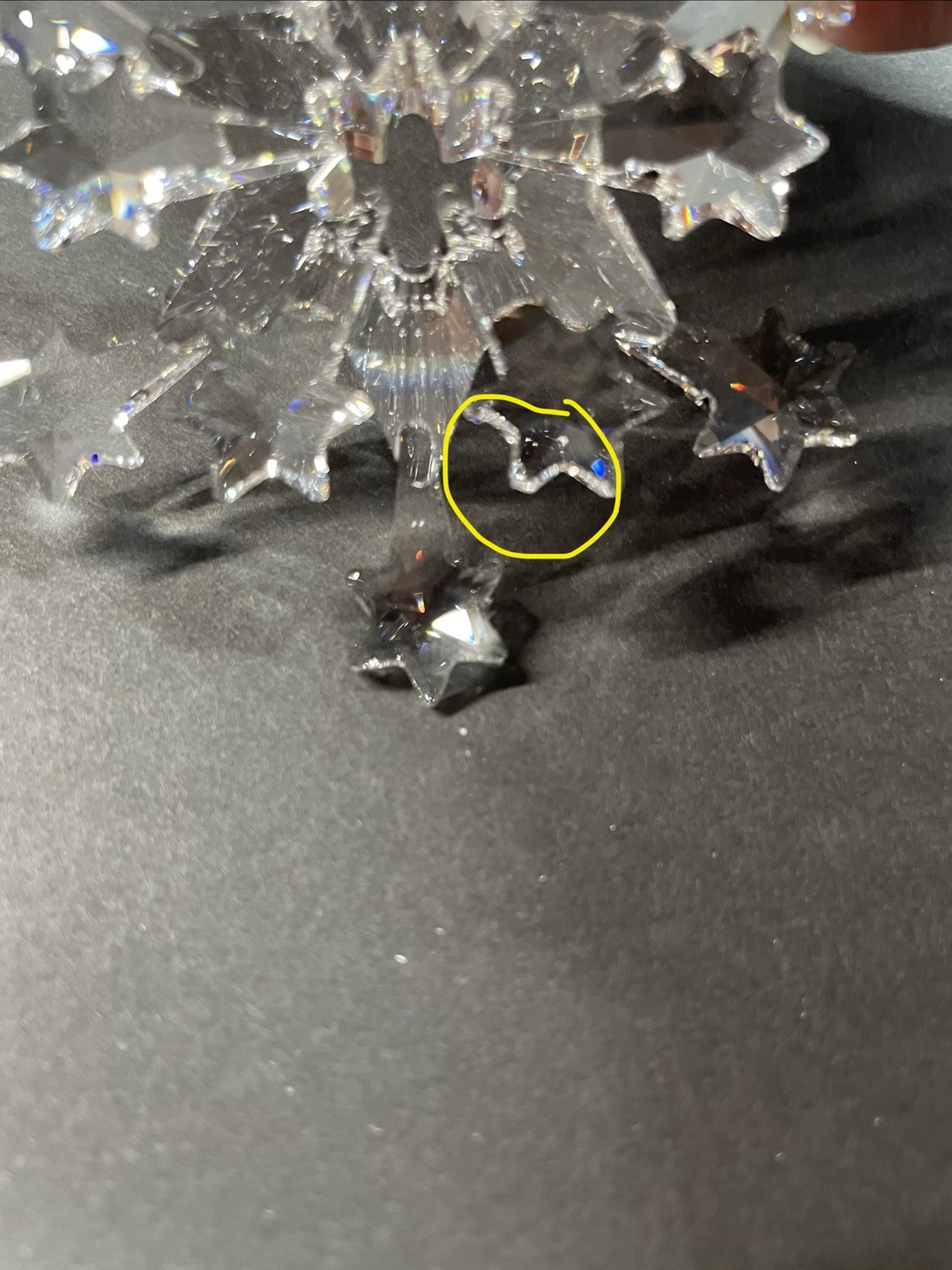 Swarovski Crystal 2004 Large Annual Edition Christmas Holiday Ornament 631562