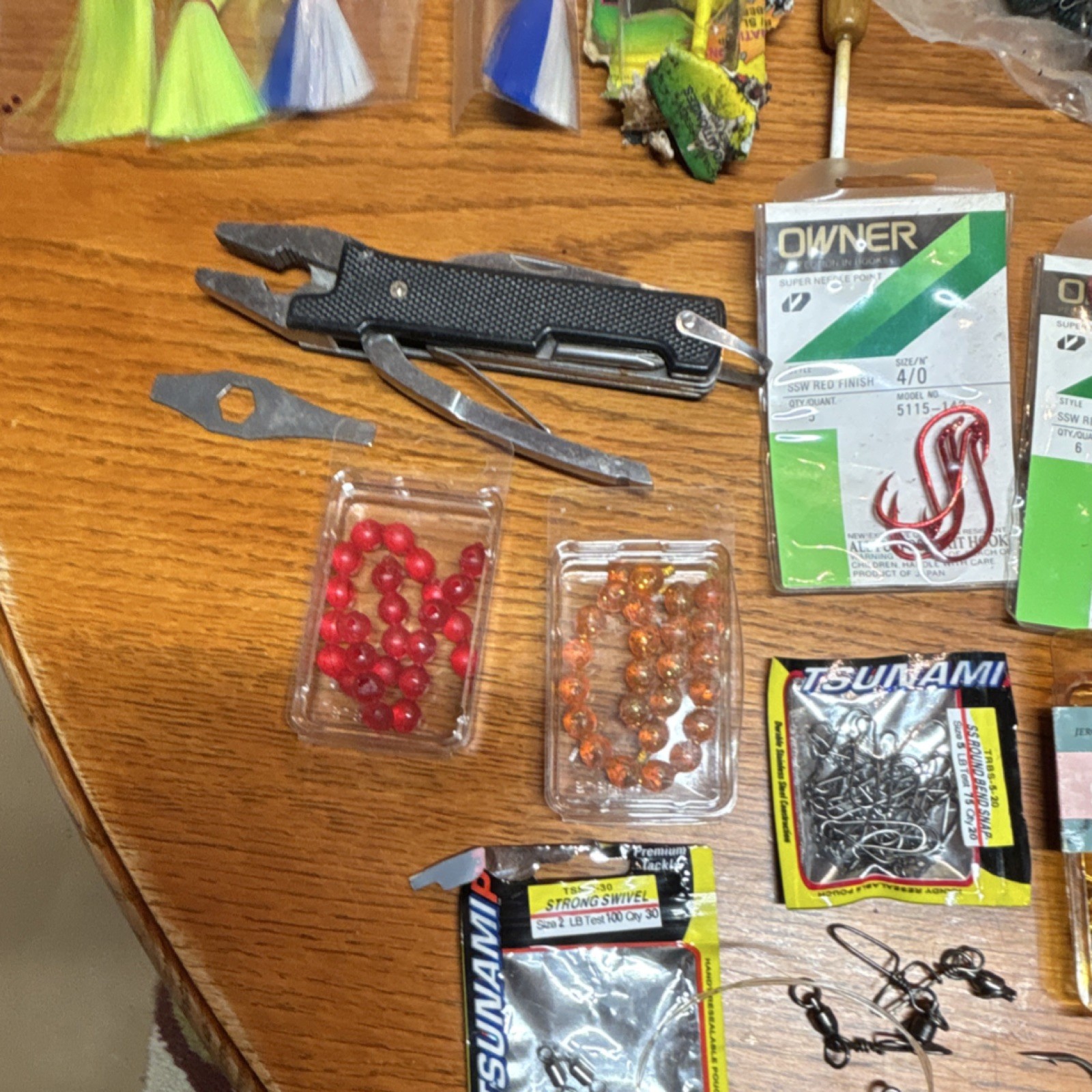 Sea Striker, Tsunami, Owner, Clarkspoon Jig, Soft Plastics, Spinner Mixed Lot #4