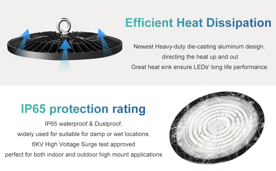 10Pcs 100W UFO Led High Bay Light 100Watts Commercial Industrial Warehouse Light