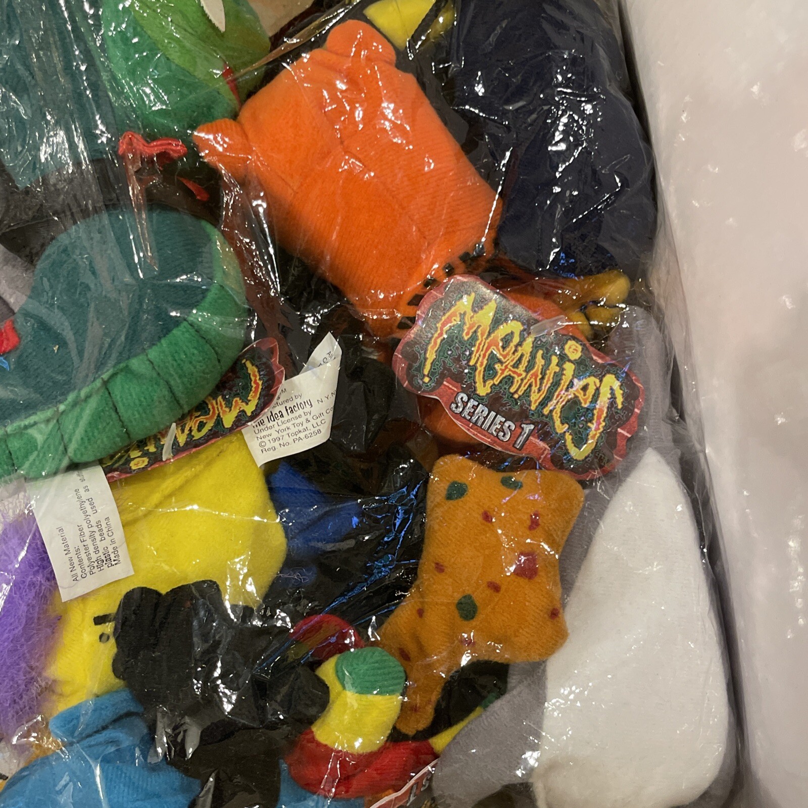 Box Of Meanies 1998 The Tough Mean Beanbags New In Packaging 13 Meanies Total