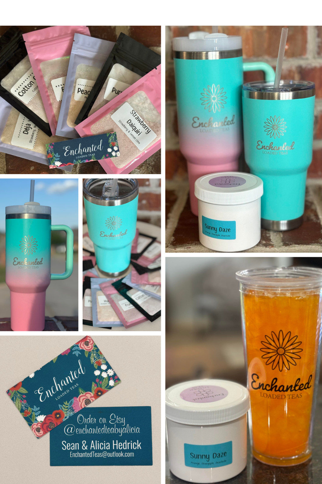 30 Serving Loaded Tea Tub with scoop! Best selling loaded teas on Etsy!