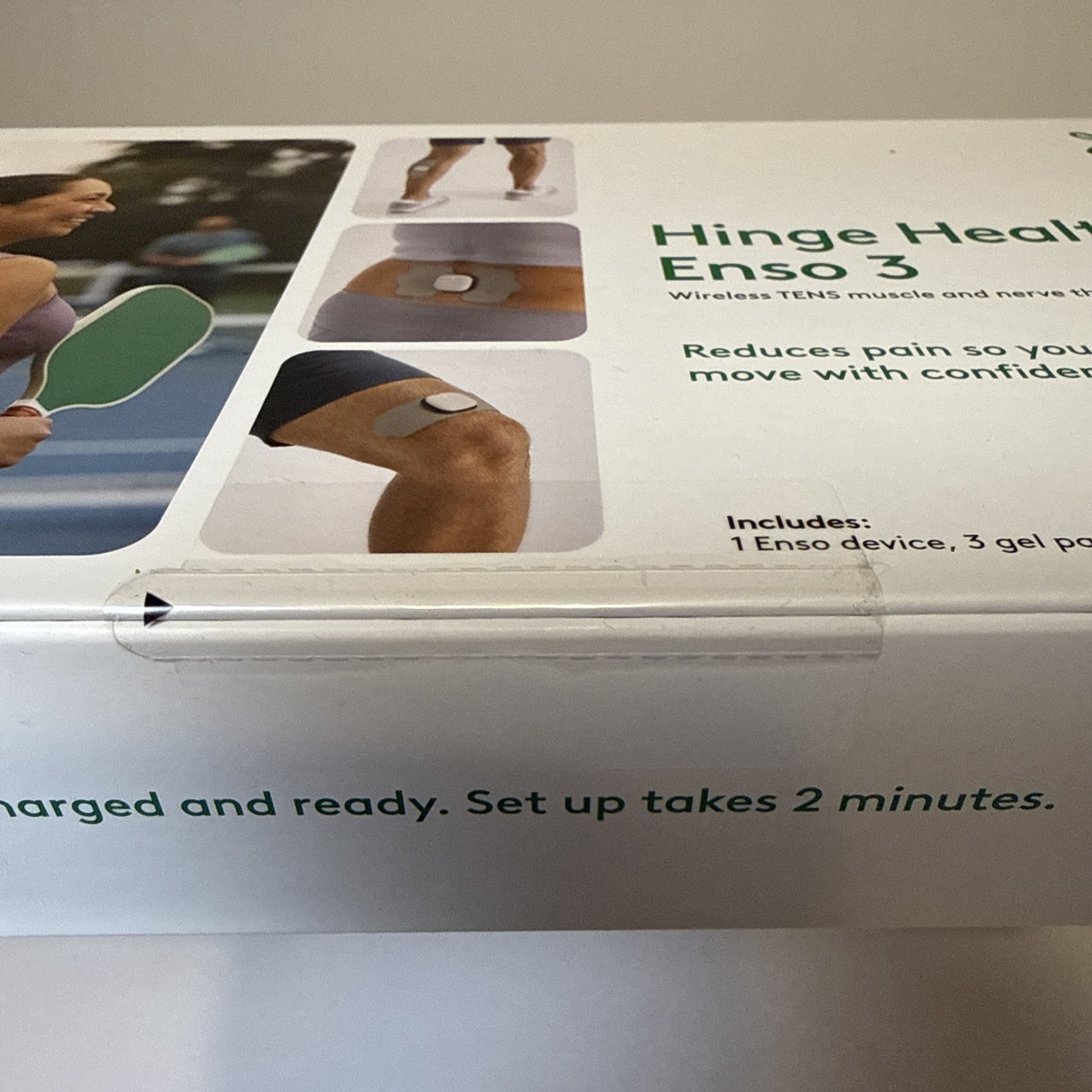 Hinge Health Enso 3 Wireless TENS Muscle and Nerve Therapy — NEW In Box Sealed