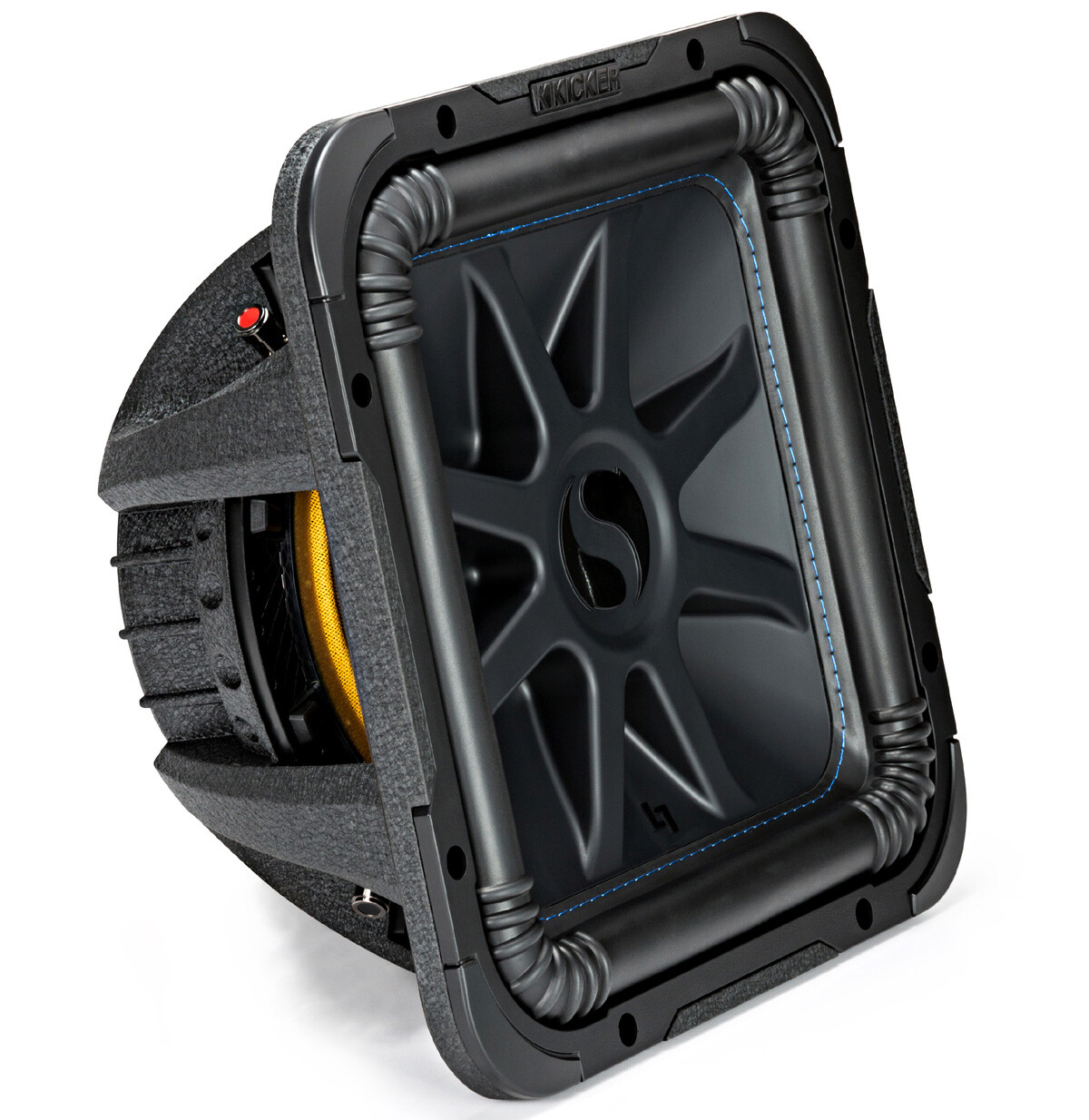 Kicker 44L7S124 Car Audio Solo-Baric 12 Subwoofer Square L7 Dual 4 Ohm Sub Pair