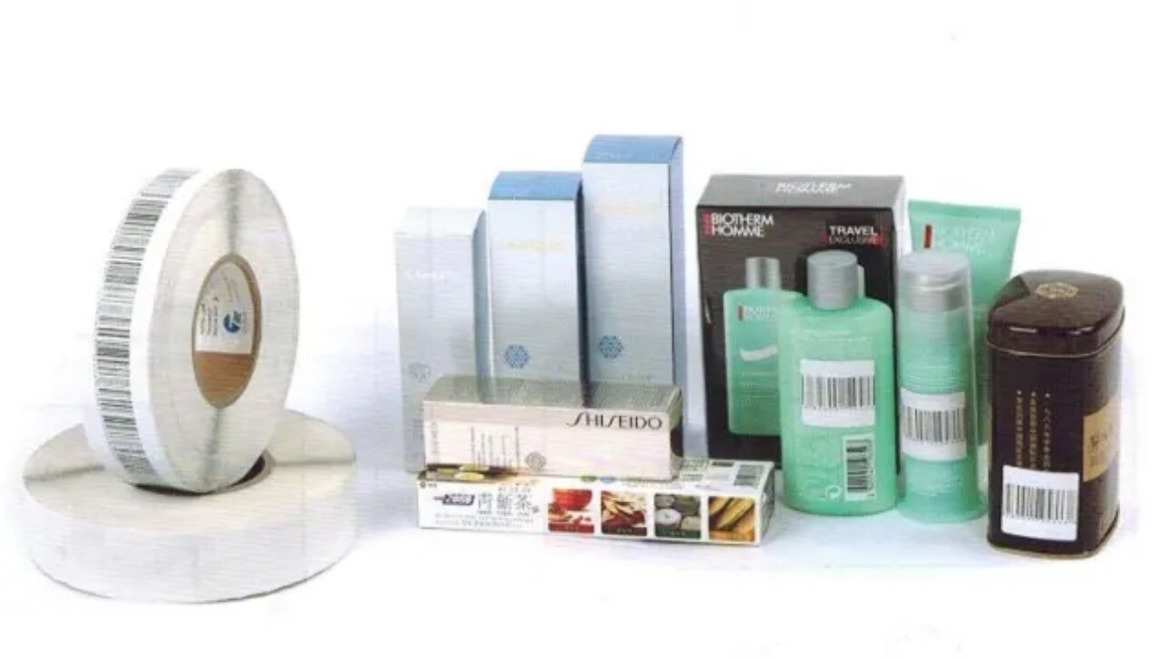 Lot of 2000 RF 8.2MHz EAS Security Labels – 40x40mm Soft Tag Stickers – NEW