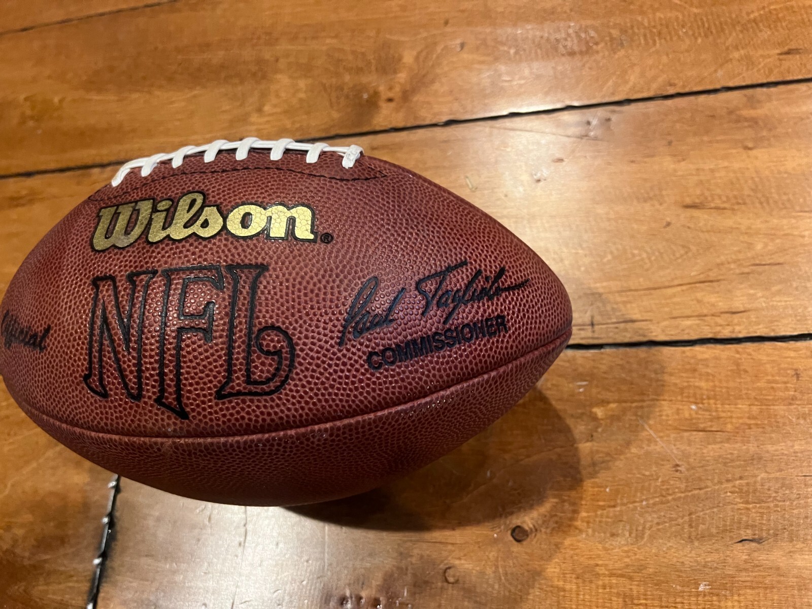 2000'S PHILADELPHIA EAGLES VS DALLAS COWBOYS GAME USED WILSON FOOTBALL