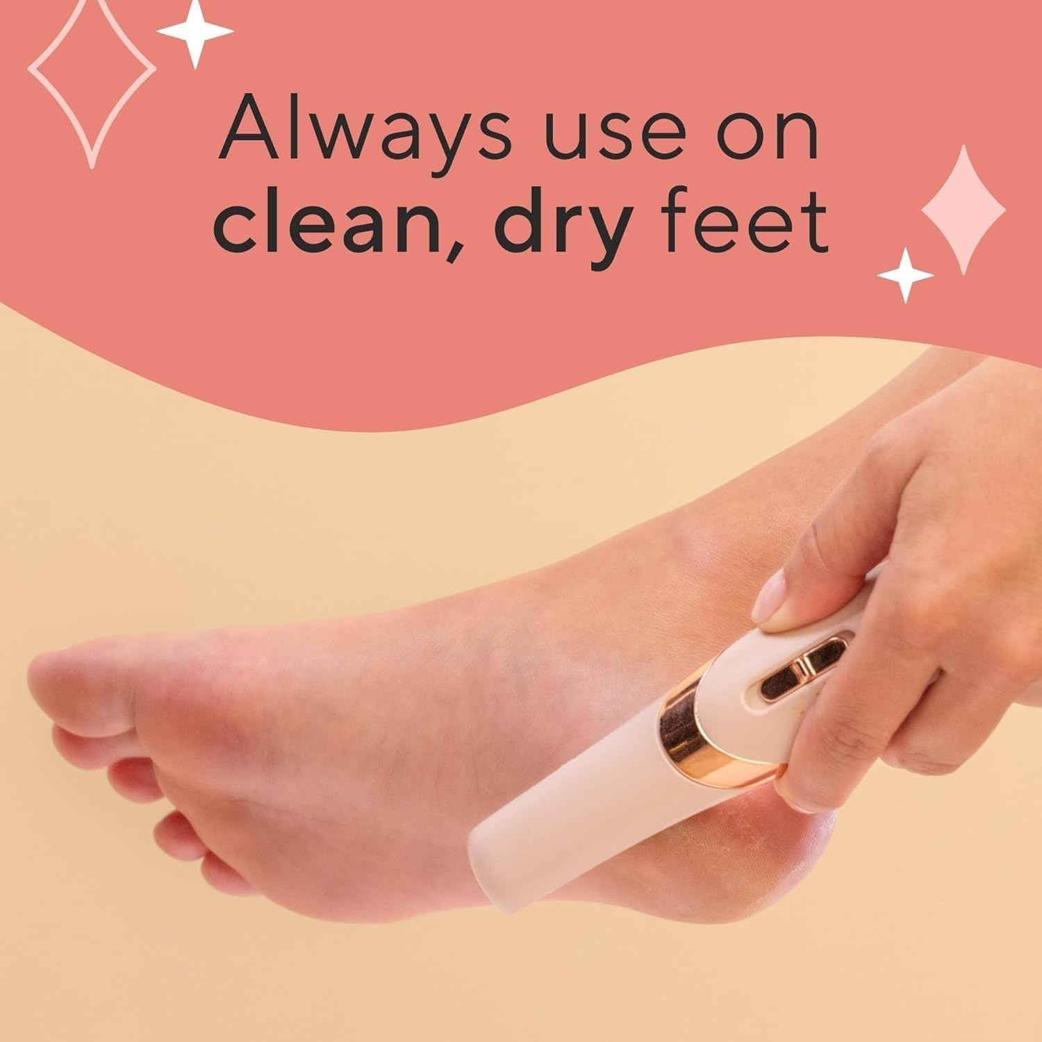 Rechargeable Electric Foot Grinder File – Smooth Feet Callus & Dead Skin Remover