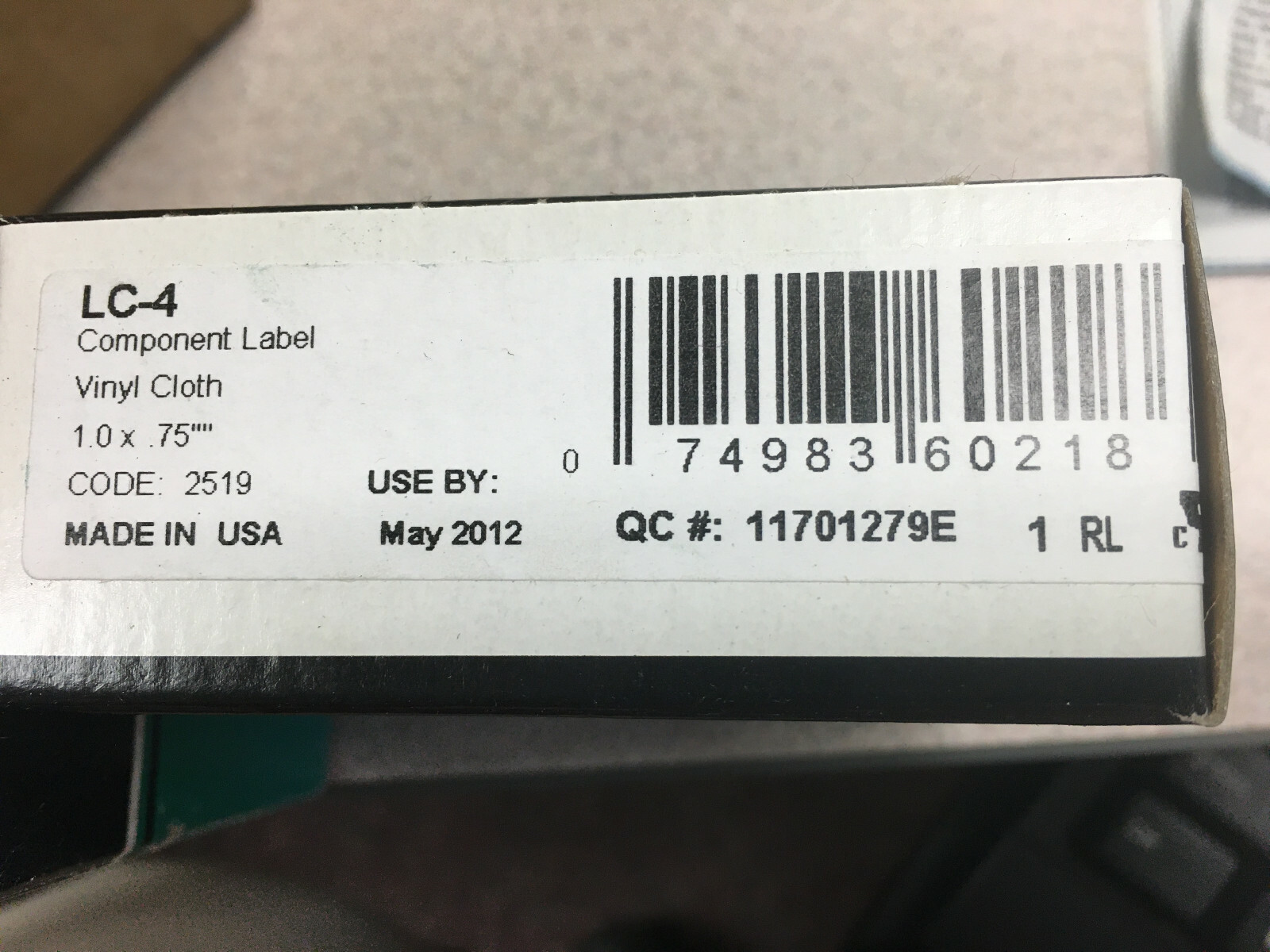 Lot of 16 Panduit Pan-Quik LS3E LS3 Media Supply Component Labels LC-4 2519 NOS