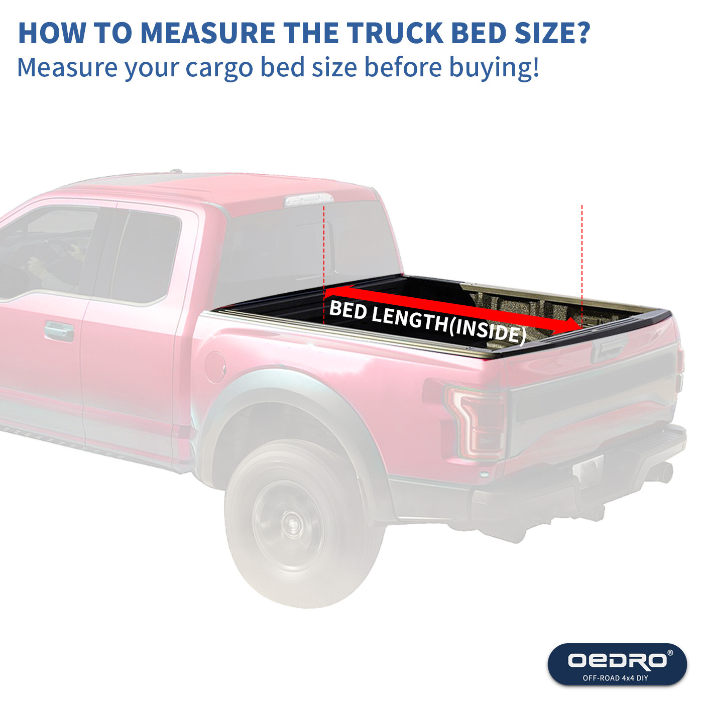 Soft Tri-Fold Bed Cover Tonneau Cover for 2016-2023 Toyota Tacoma 5FT Truck Bed