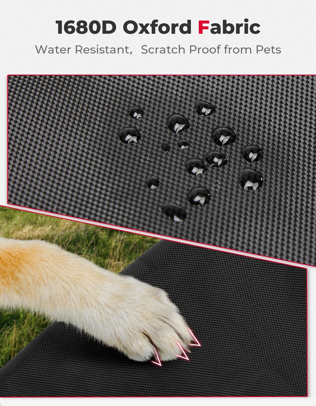 KEMIMOTO 1680D UTV Seat Cover Dust Cover for Honda Pioneer 700 / 700-4 2014-2024