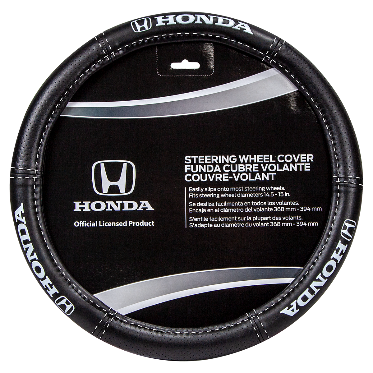Honda Sport Grip Synthetic Leather Car/SUV/Truck Steering Wheel Cover Gift New