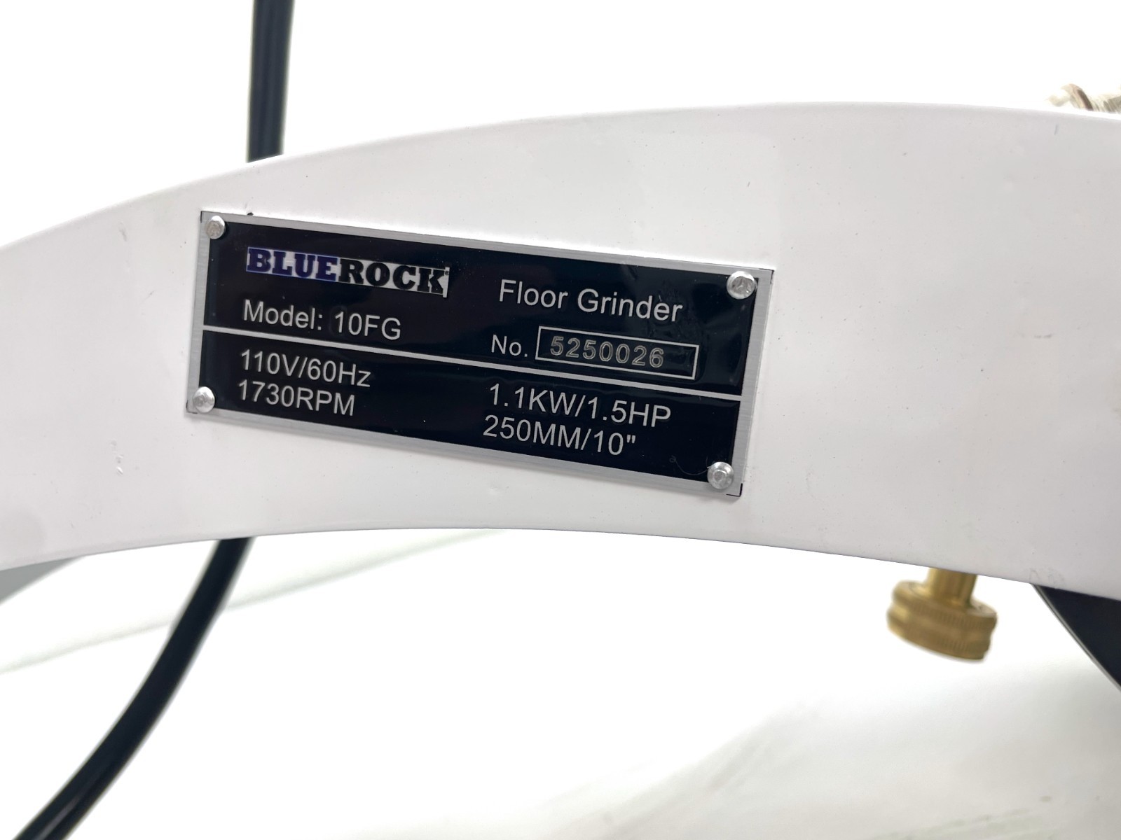 BLUEROCK 10FG Wet & Dry 10" 250mm Concrete Floor Grinder 1.5HP Electric Machine