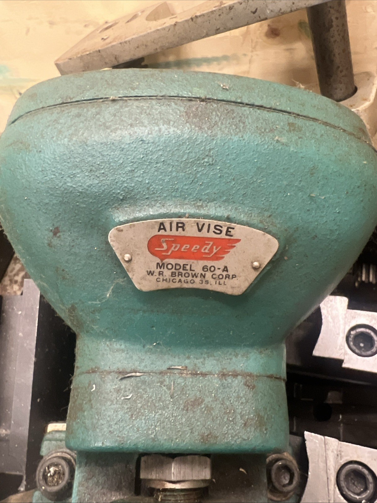 Heinrich Air Vises with Single Acting Cylinder 3"