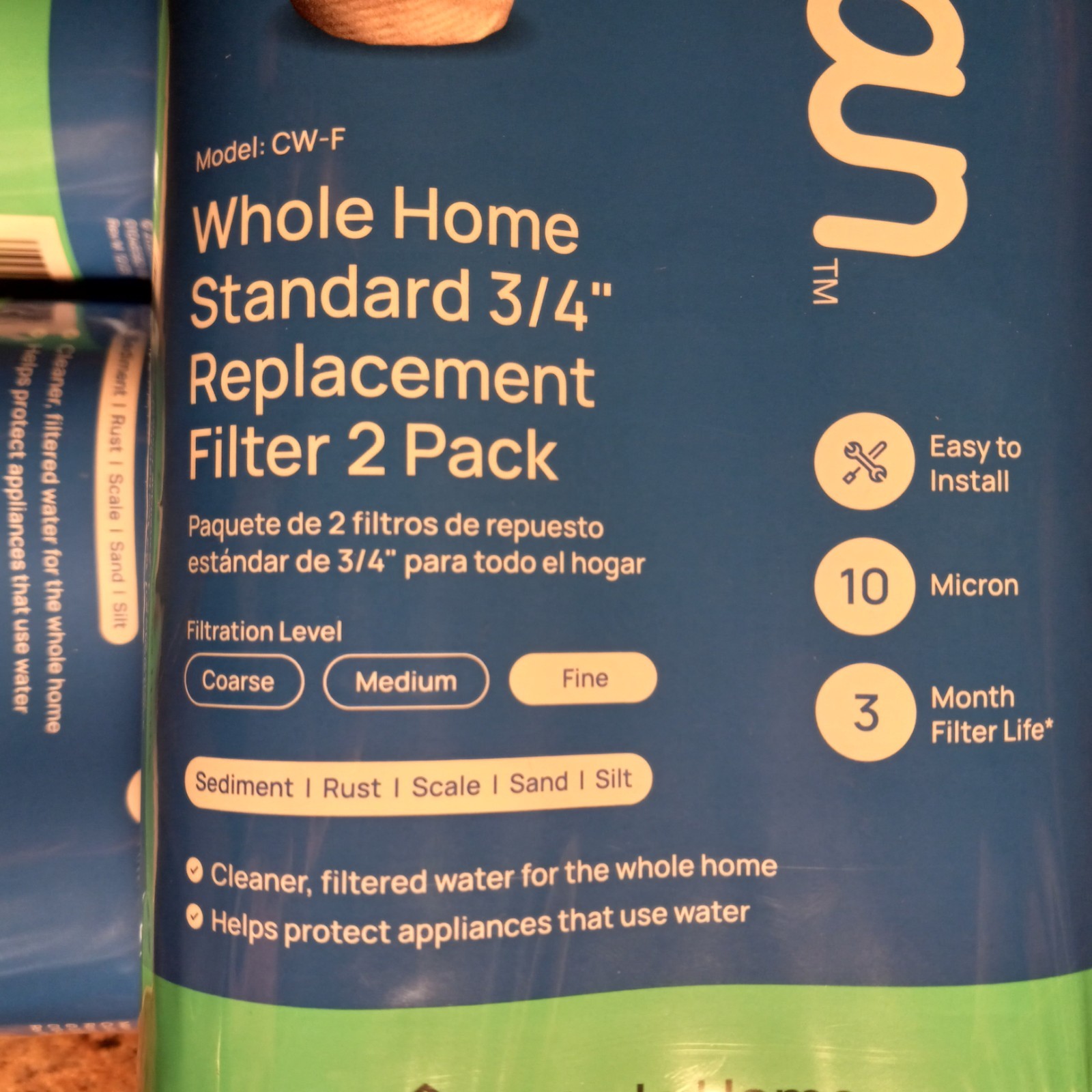 Lot of 6! Culligan CW-F Whole House Fine 10 Micron Sediment Water Filters