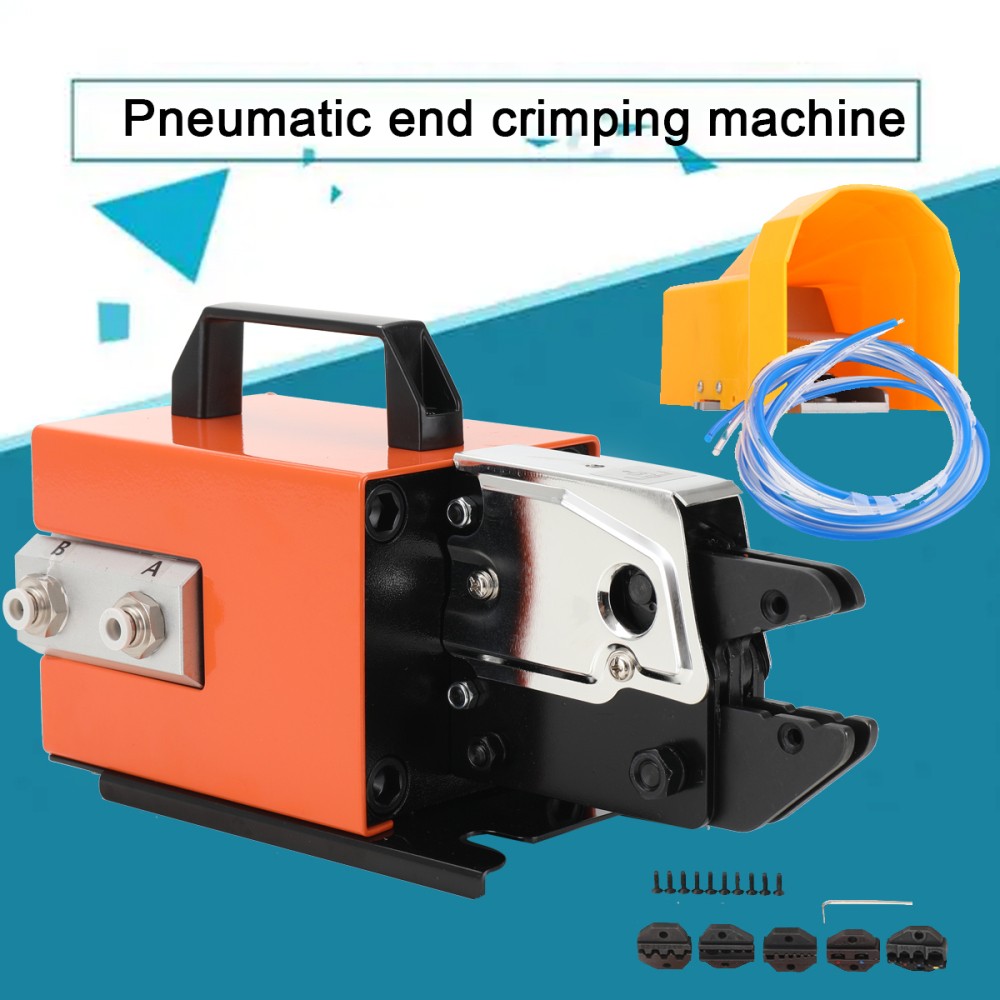 Terminal Crimping Machine Pneumatic Pliers Air Powered Wire Terminal Crimper