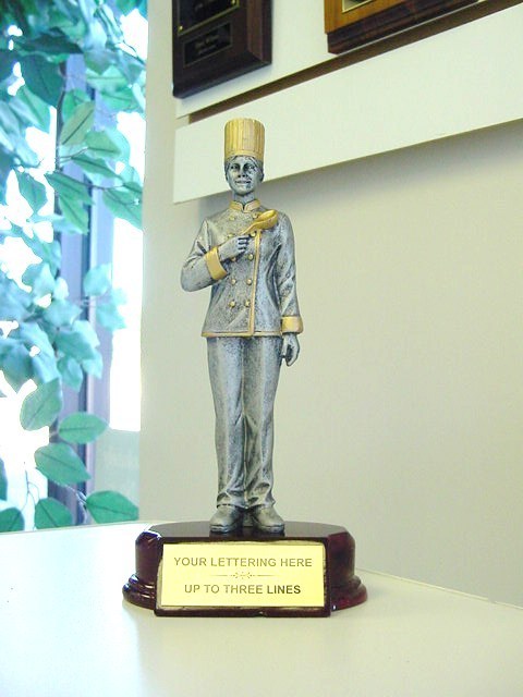CHEF BAKE-OFF SCULPTURE AWARD TROPHY COOK OFF COOKING FREE ENGRAVING C~RFC-771 ^