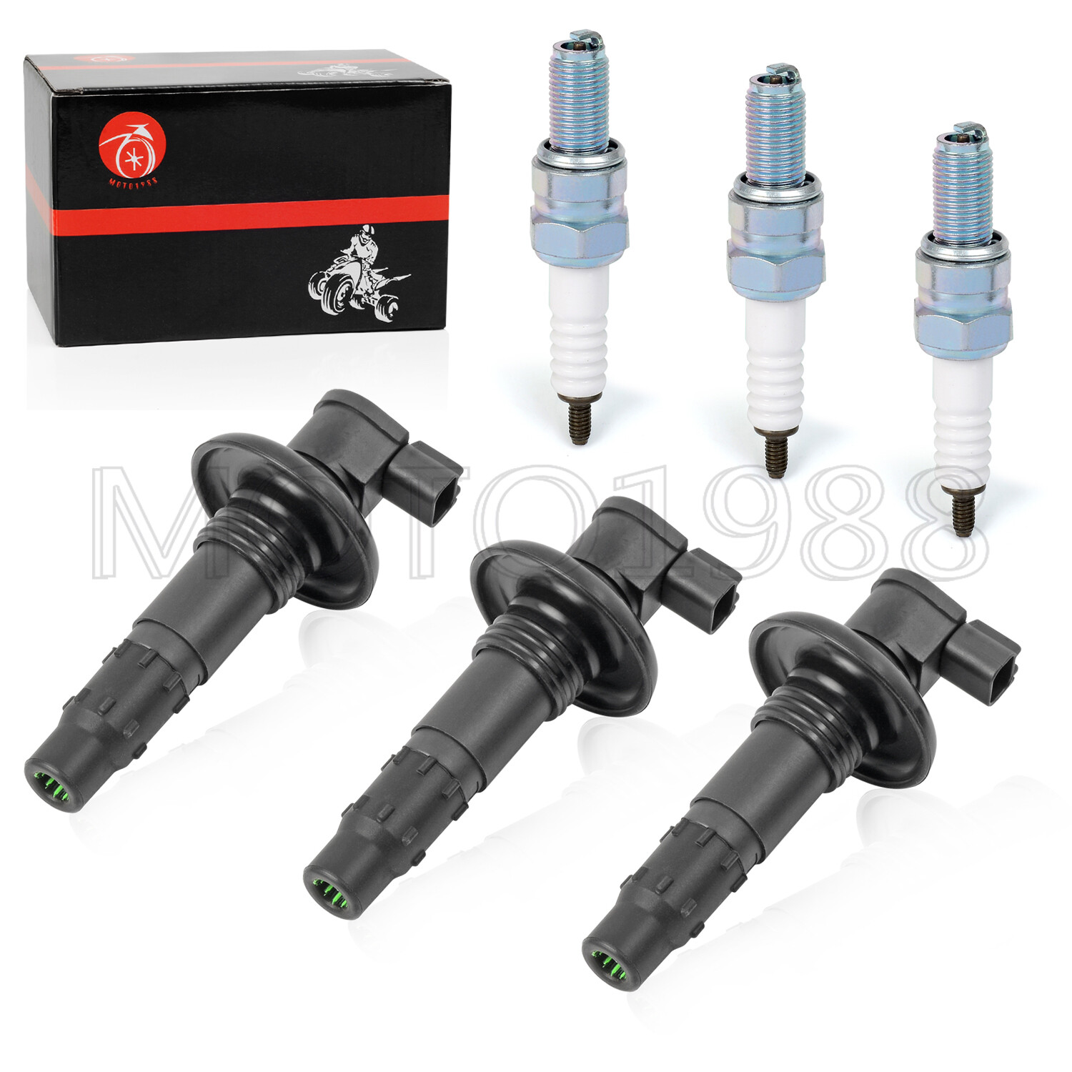 Ignition Coil Spark Plugs For SeaDoo GTX RXT RXP GTI GTS 130 155 185 215 255 260