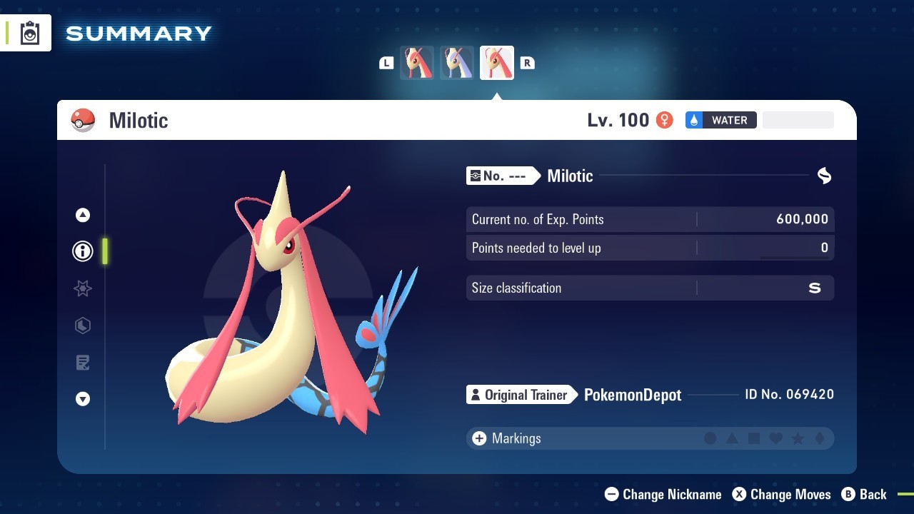 6IV Shiny Milotic Pokemon Legends ZA *SAME DAY*