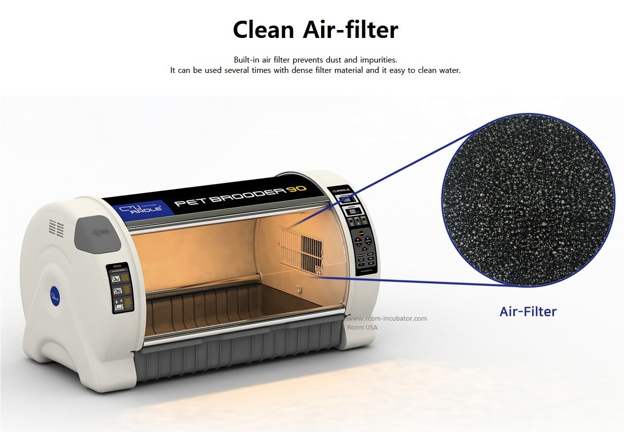 Rcom Curadle Large Pet Brooder 90 MX-B90N for Puppies and Kittens, w/ Bonus Tray