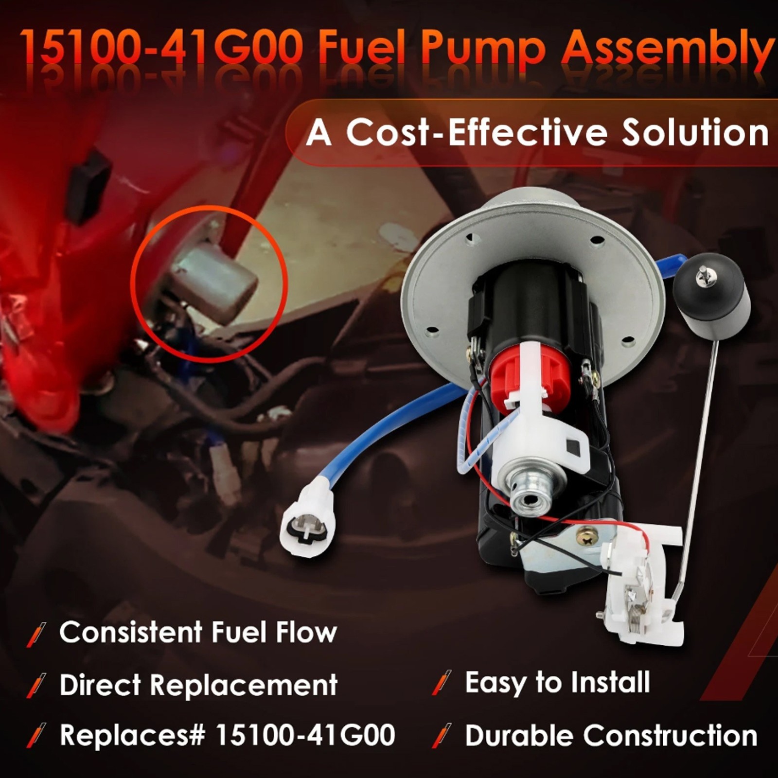 15100-41G00 Fuel Pump Assembly For 2005-06 Suzuki GSXR1000 GSXR-1000 UC-T30SU21
