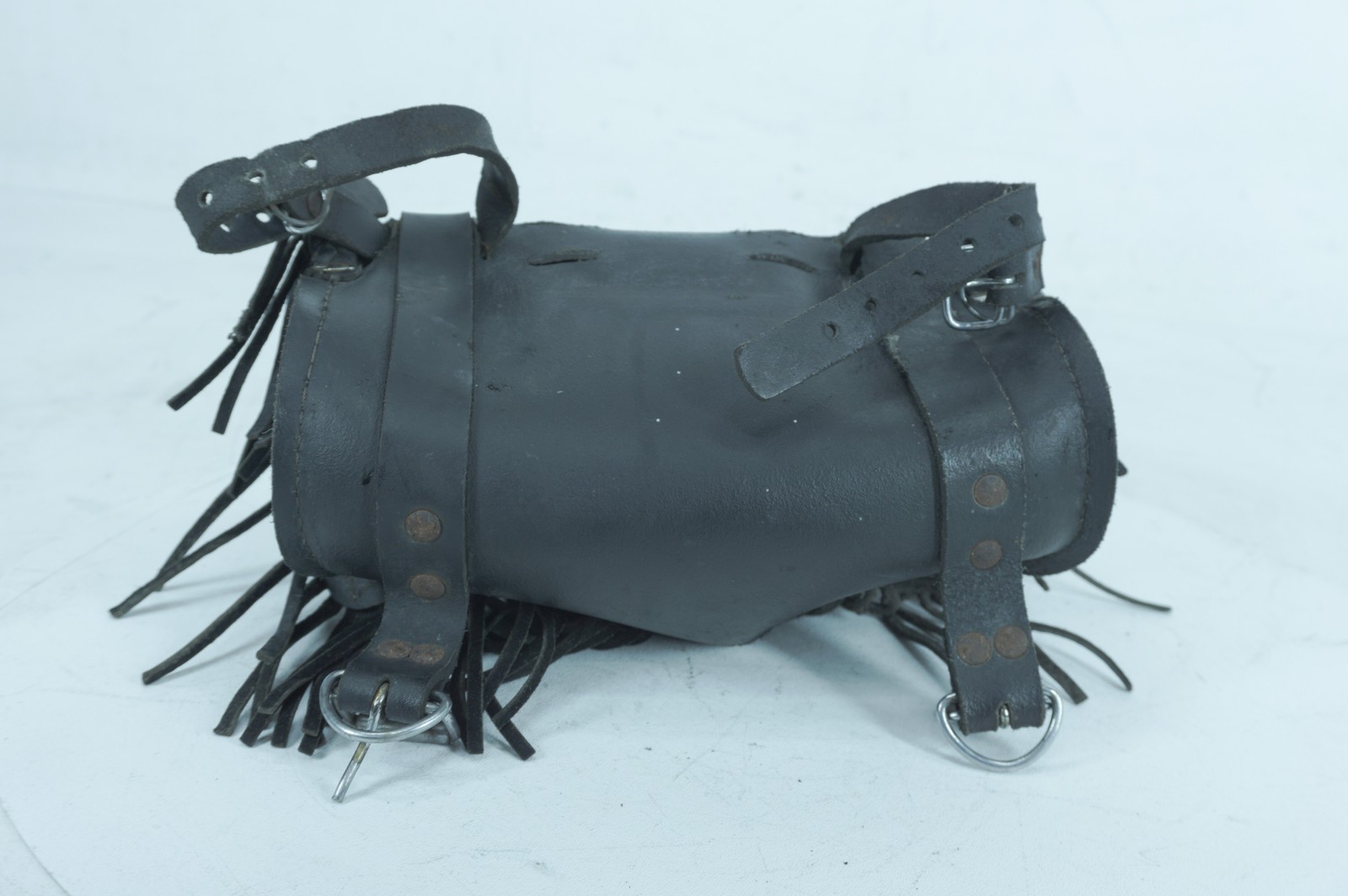 1986 Harley Sportster Limited Liberty OEM Front Onboard Tool Bag Leather Storage