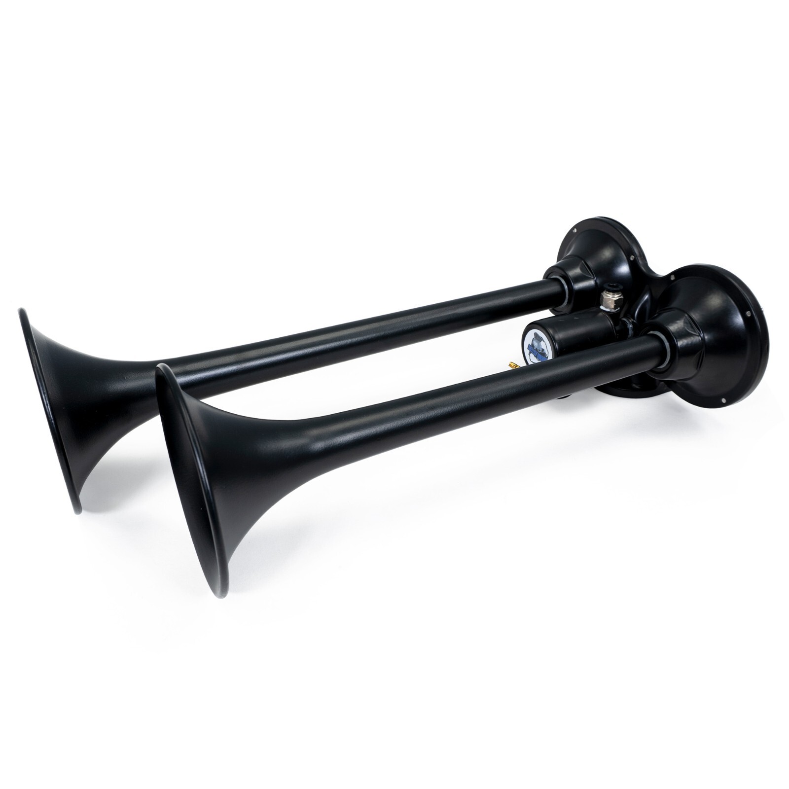 HornBlasters 2-Chime Stealth Black Air Horn - 12 Volt - 1/4" Air Line