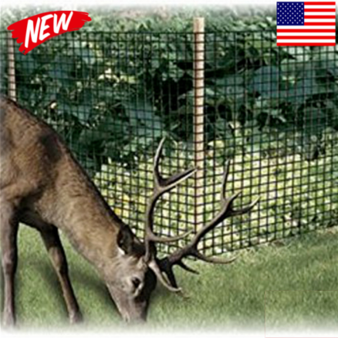 Garden Fence Landscape Deer Fencing Animal Protects Strong Netting 7x100 Borders