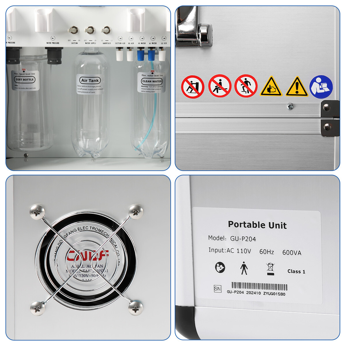 Class B Dental Autoclave Vacuum Steam Sterilizer /Delivery Unit Air Compressor