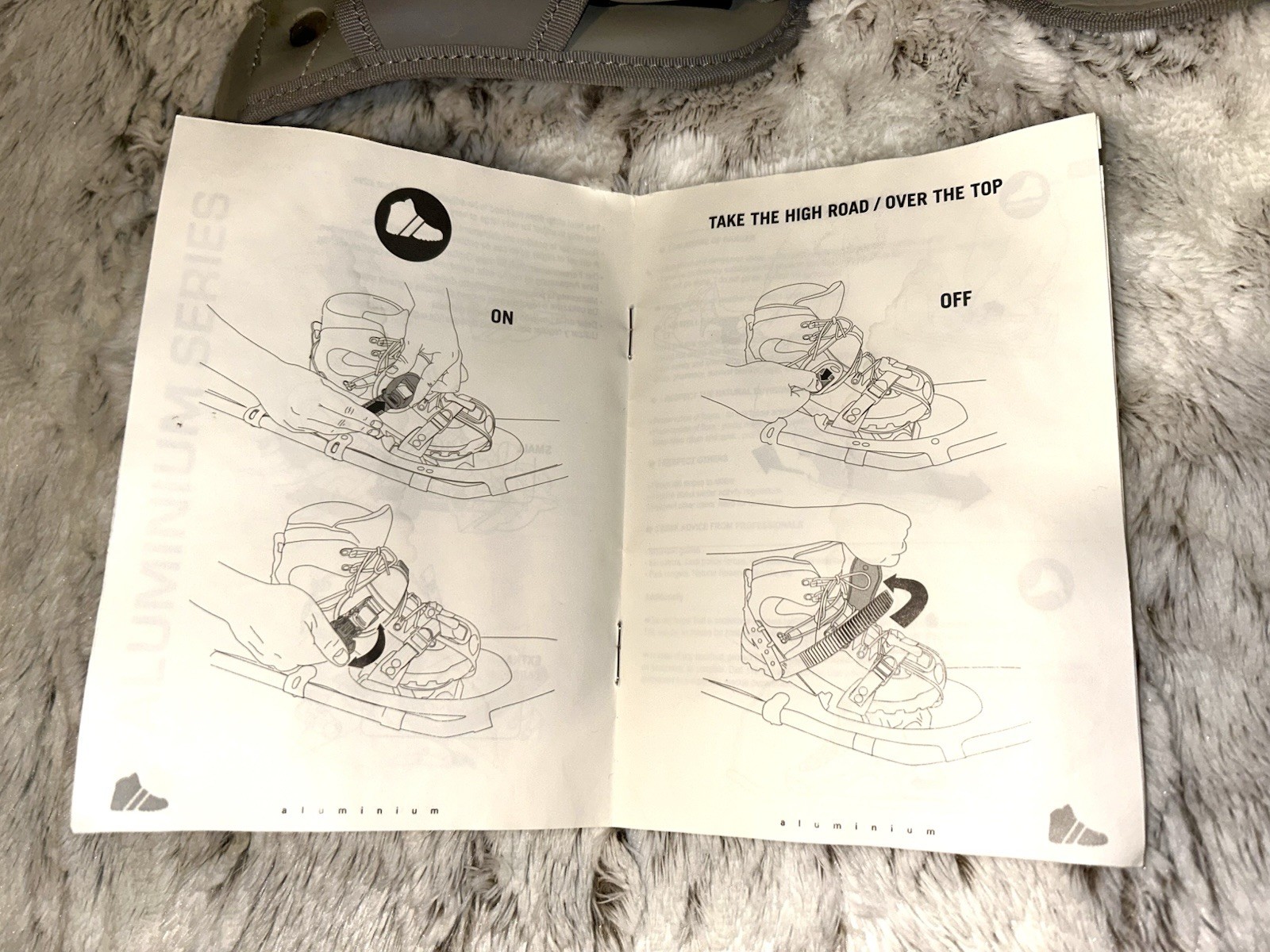 TSL WOMENS SNOW SHOES OVER THE TOP- MADE IN VERMONT U.S.A. - Adjustable Size