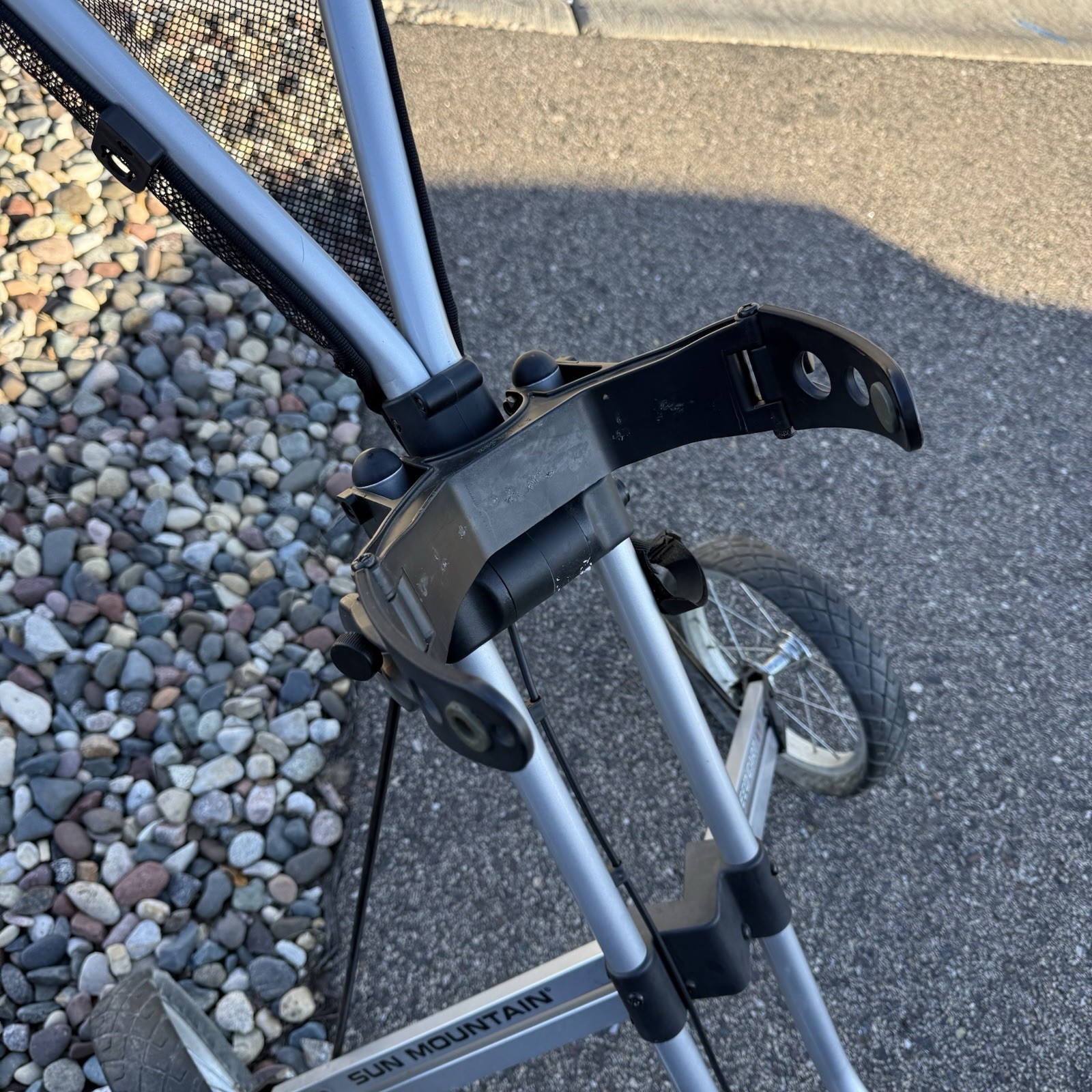 Sun Mountain Speed Cart V1 3 Wheel Golf Bag Cart Foldable Gray