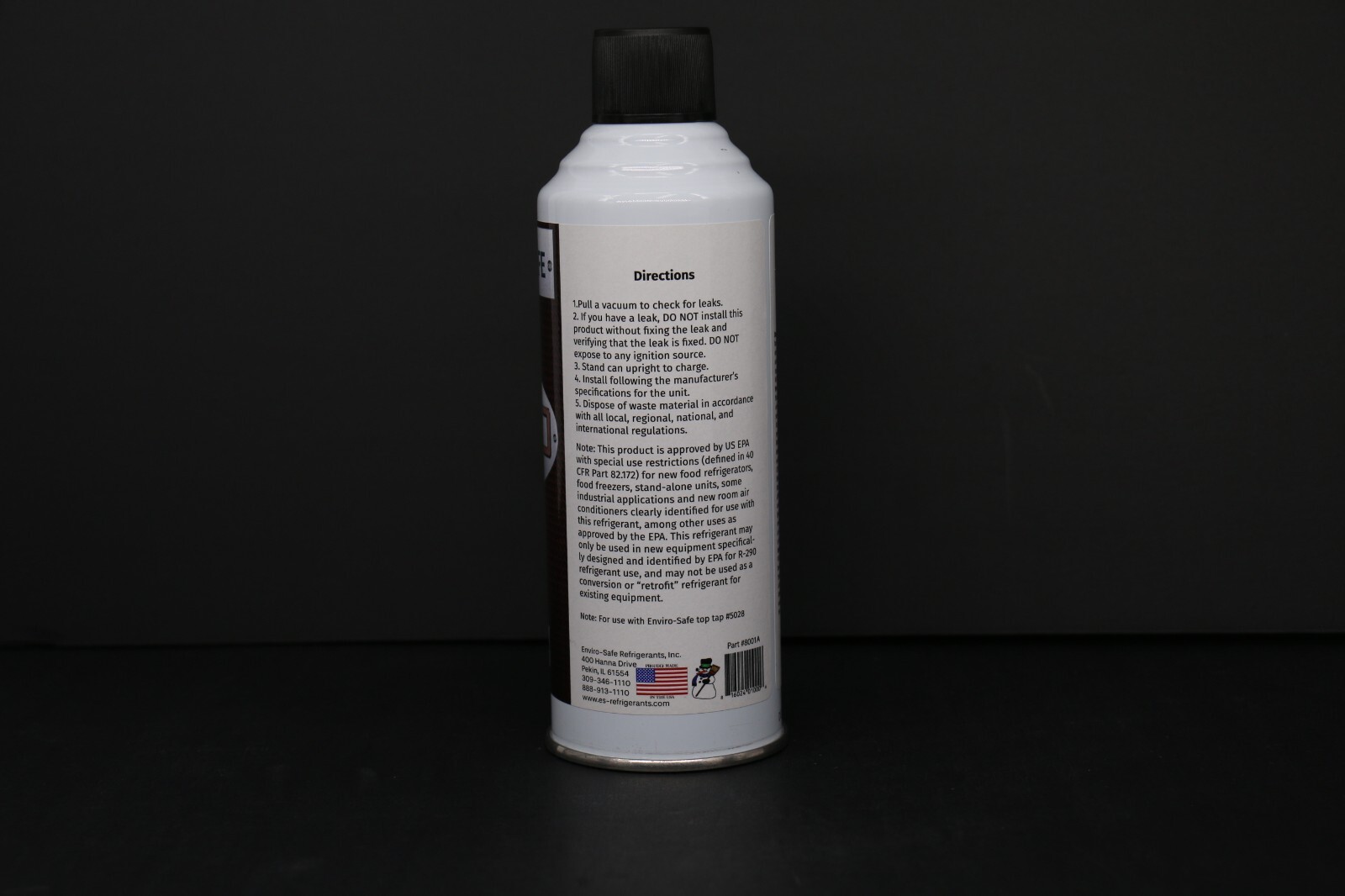 Envirosafe R290 Refrigerant, 8 cans/R290