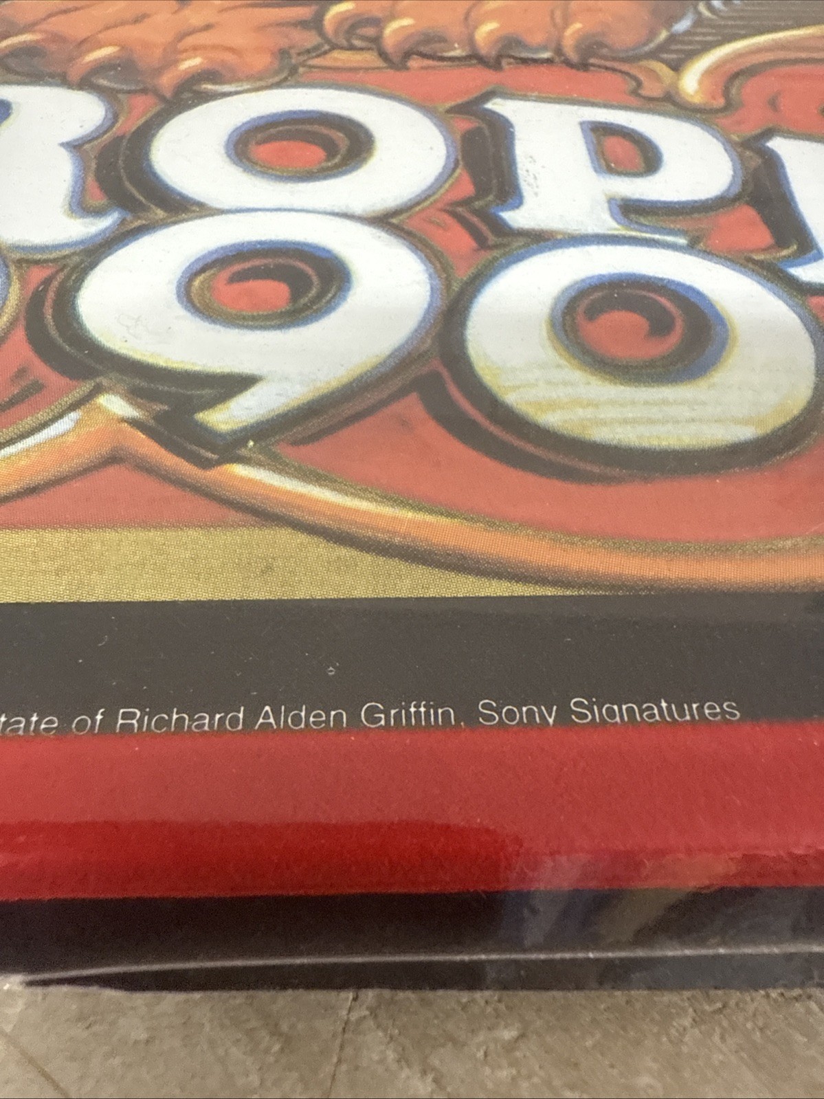 VTG GRATEFUL DEAD EUROPE 1990 Metal Concert Lithograph RICK GRIFFIN Sony 17x12