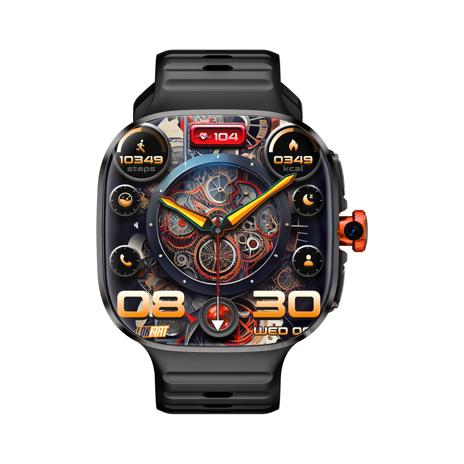2.16'' AMOLED 4G SIM Card Android Smart Watch with Rotating Camera (3GB+32GB)