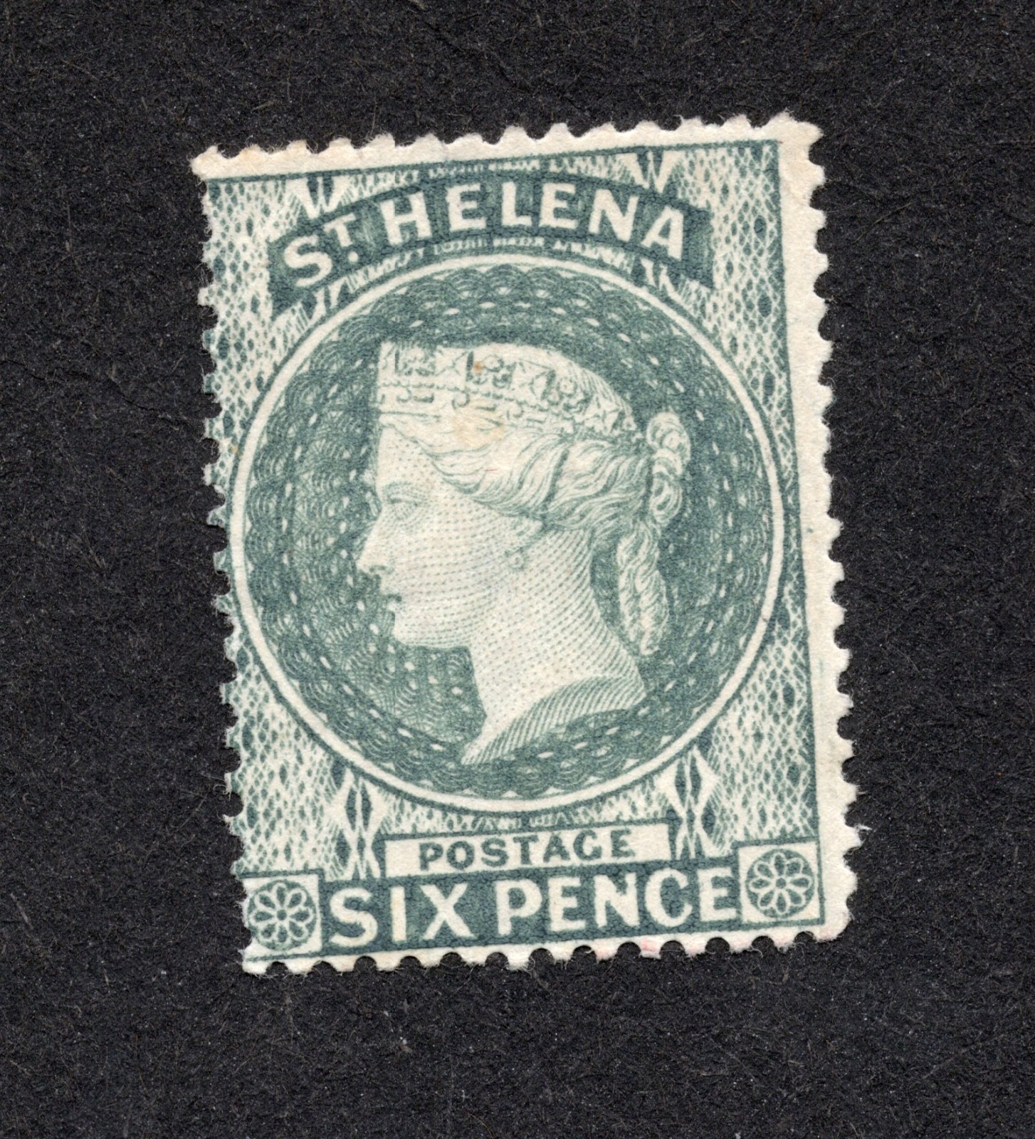 St Helena 1889 6p Gray (SC# 7)