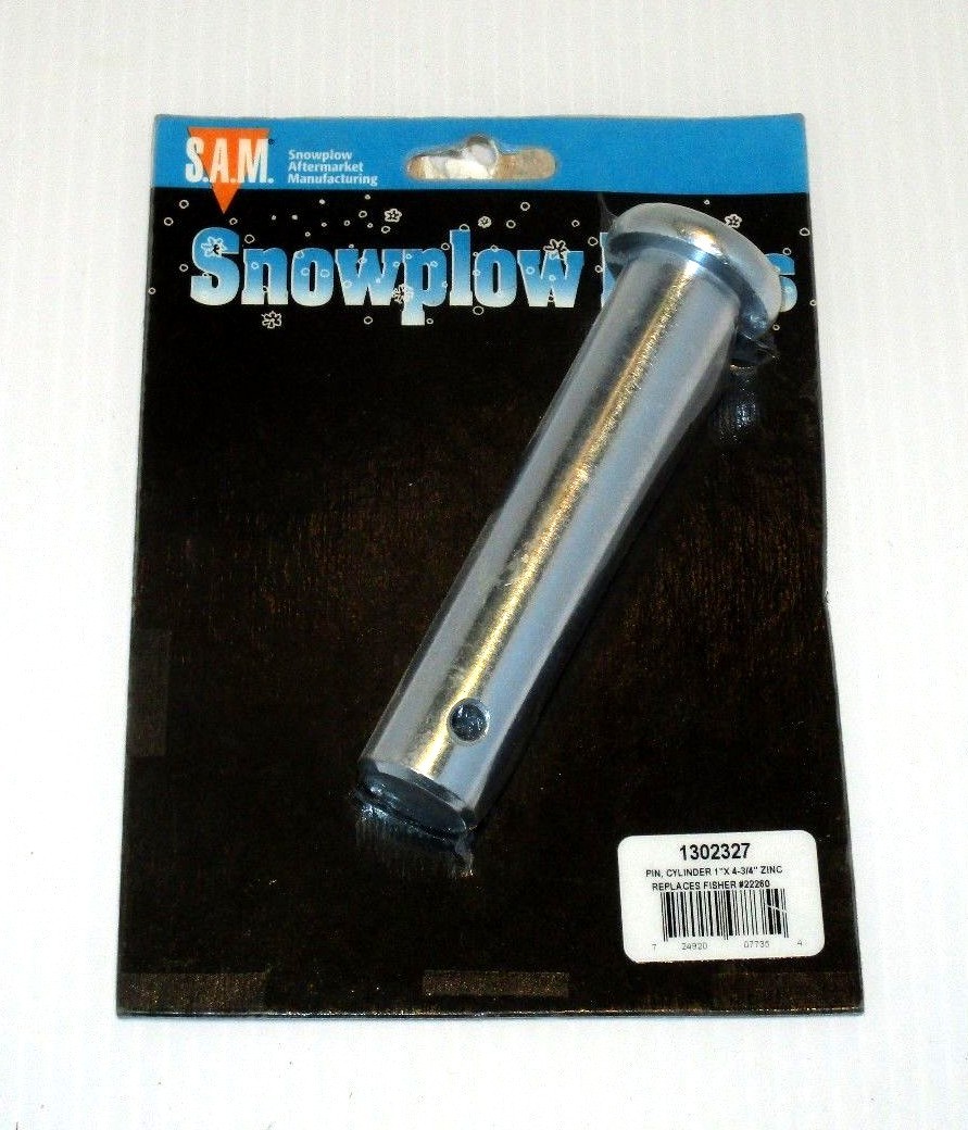 Cylinder pin, 1" x 4-3/4", Snow Plow, Fisher 22260,  Buyers 1302327
