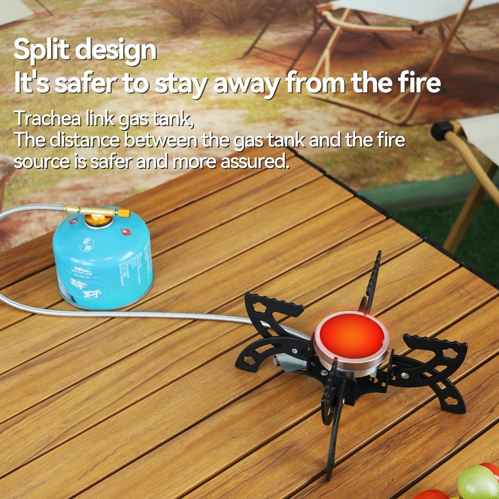 REDSUN FD1 Portable Infrared Camping Backpacking Foldtable Isobutane Gas Stove