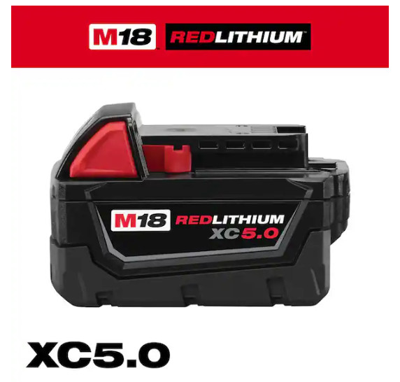 Milwaukee M18 XC Starter Kit with 5.0Ah Battery & Charger 48-59-1850 NEW