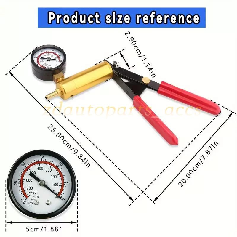 Hand Held Vacuum Pressure Pump Tester Set Brake Fluid Bleeder Bleeding Kit + Box