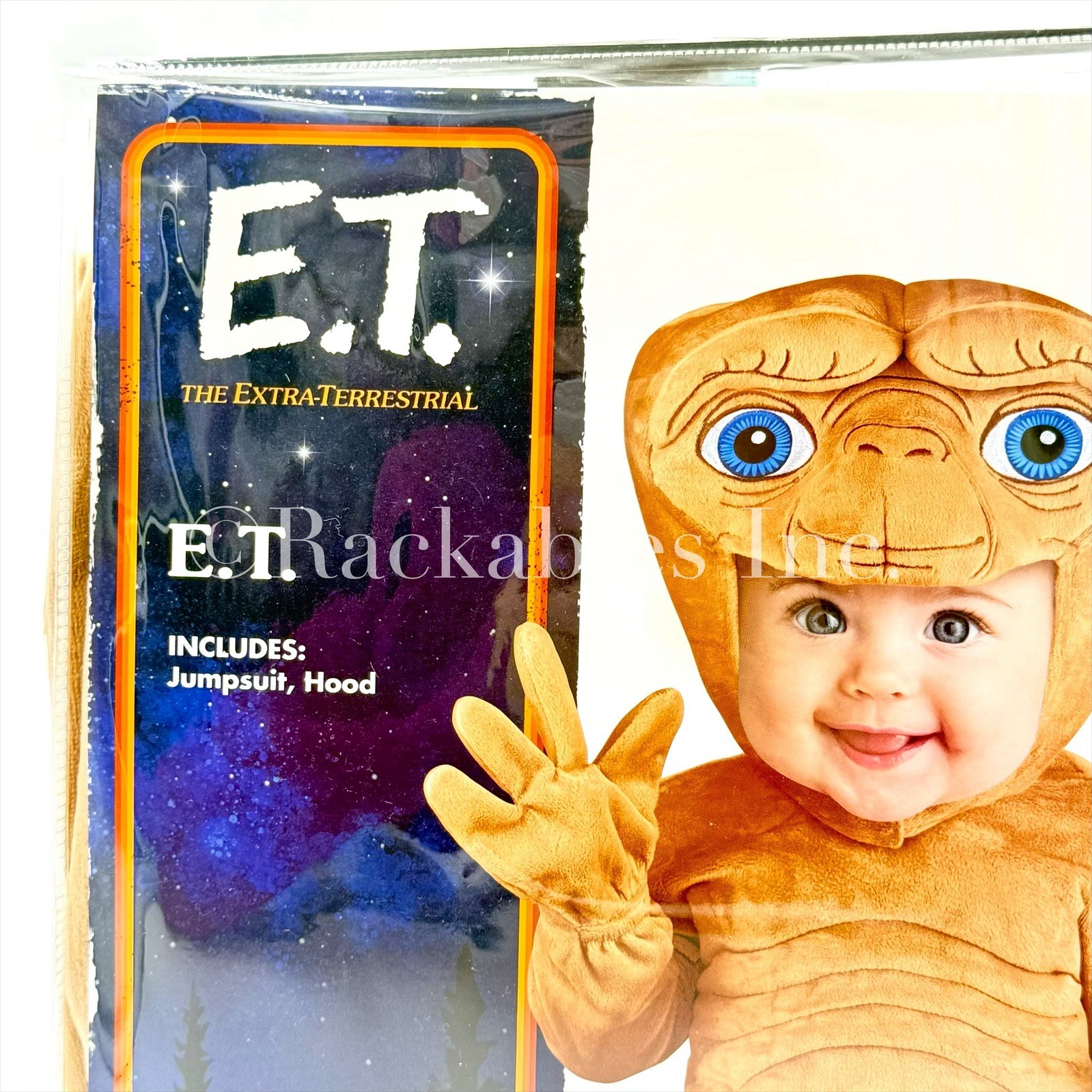 Spirit Halloween Baby E.T. Jumpsuit Costume E.T. The Extra-Terrestrial Size Vary