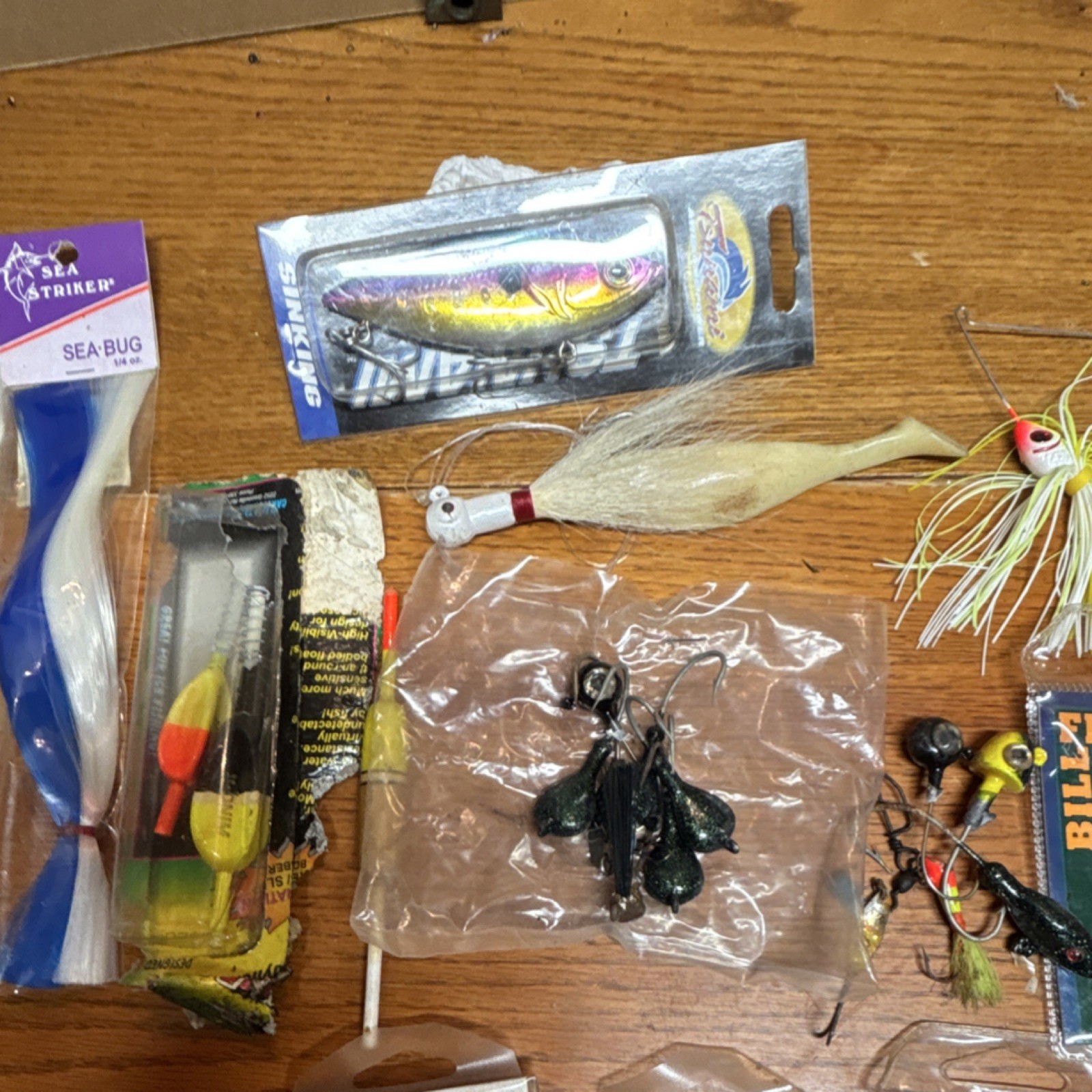 Sea Striker, Tsunami, Owner, Clarkspoon Jig, Soft Plastics, Spinner Mixed Lot #4