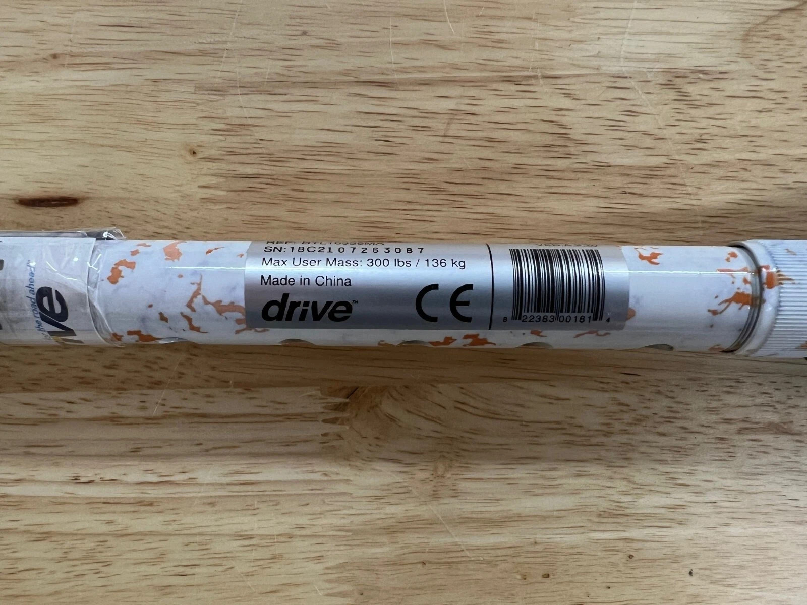 Drive Medical Aluminum Offset Cane with Gel Grip – Adjustable Height Walking