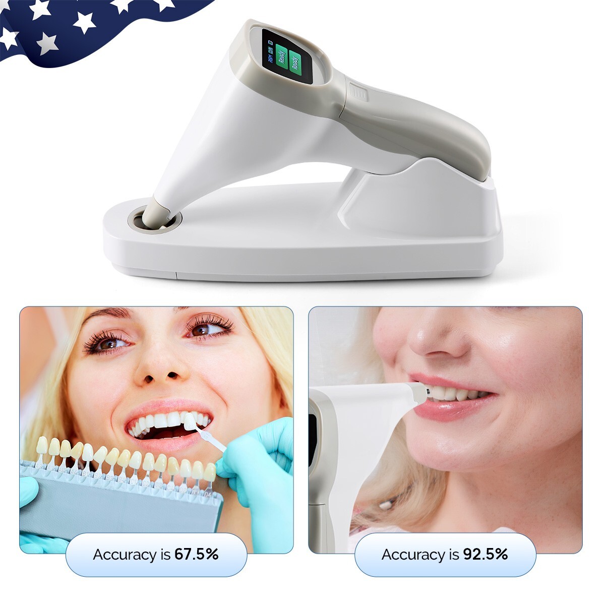 Dental Universal Light Cure Hybrid Composite Resin/Dental Tooth Color Comparator