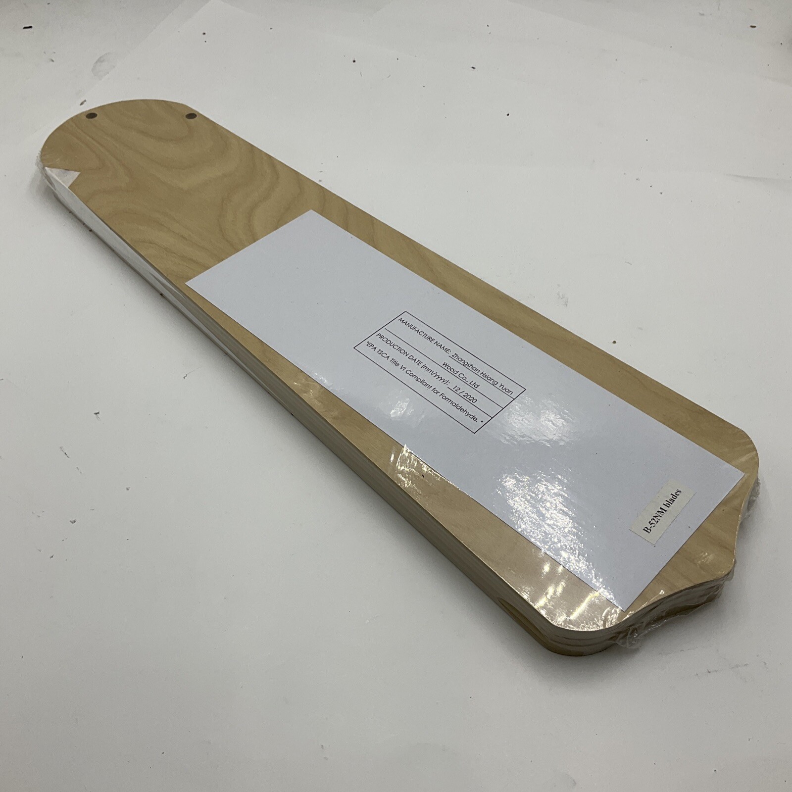 QTY 5! 21 inch Natural Maple Finish Ceiling Fan Replacement Blades Royal Pacific