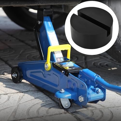 Car Jack Stand Pad, Rubber Vehicle Pinch Weld Side Frame Rail Protector, 2PCS