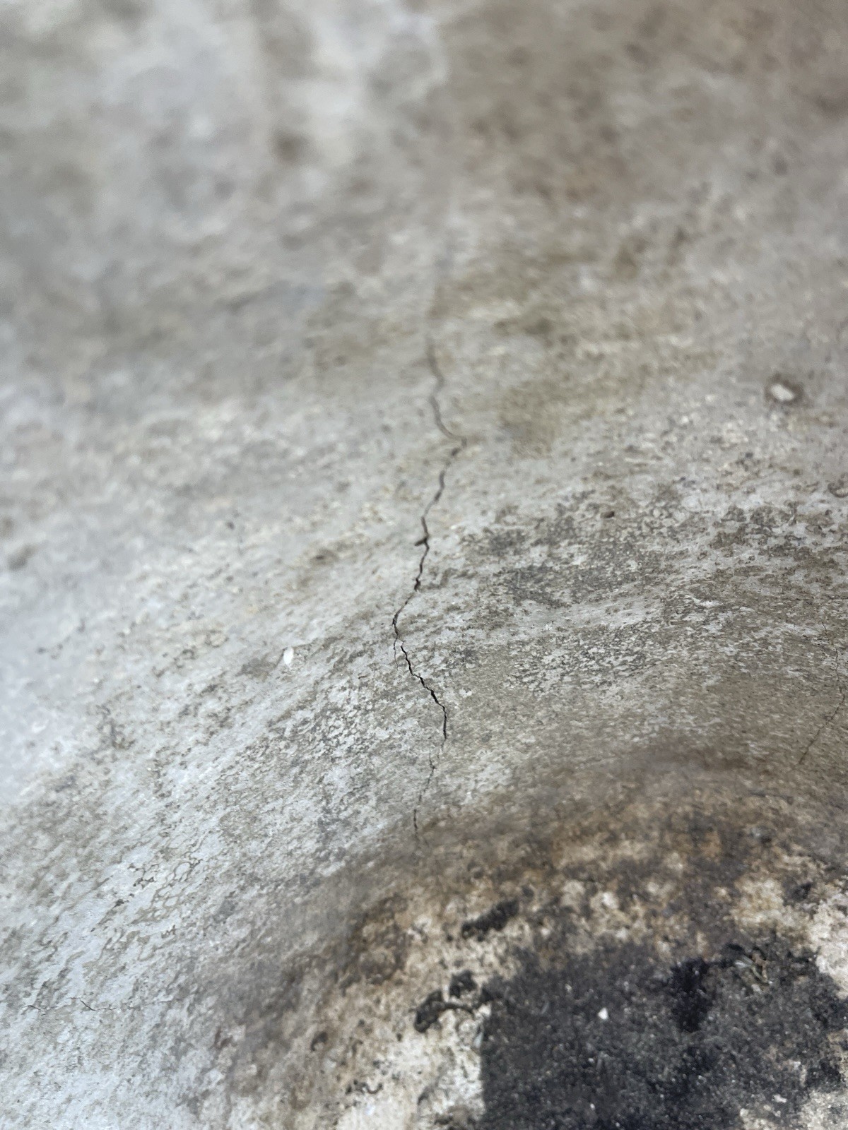 Antique Weathered Concrete Garden Urn Planter 18” Round 14” Tall Patina Cherub