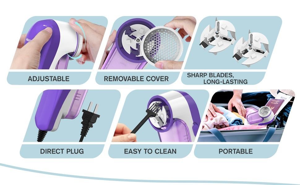 Electric Clothes Lint Pill Fluff Remover Fabric Sweater Fuzz Shaver Household