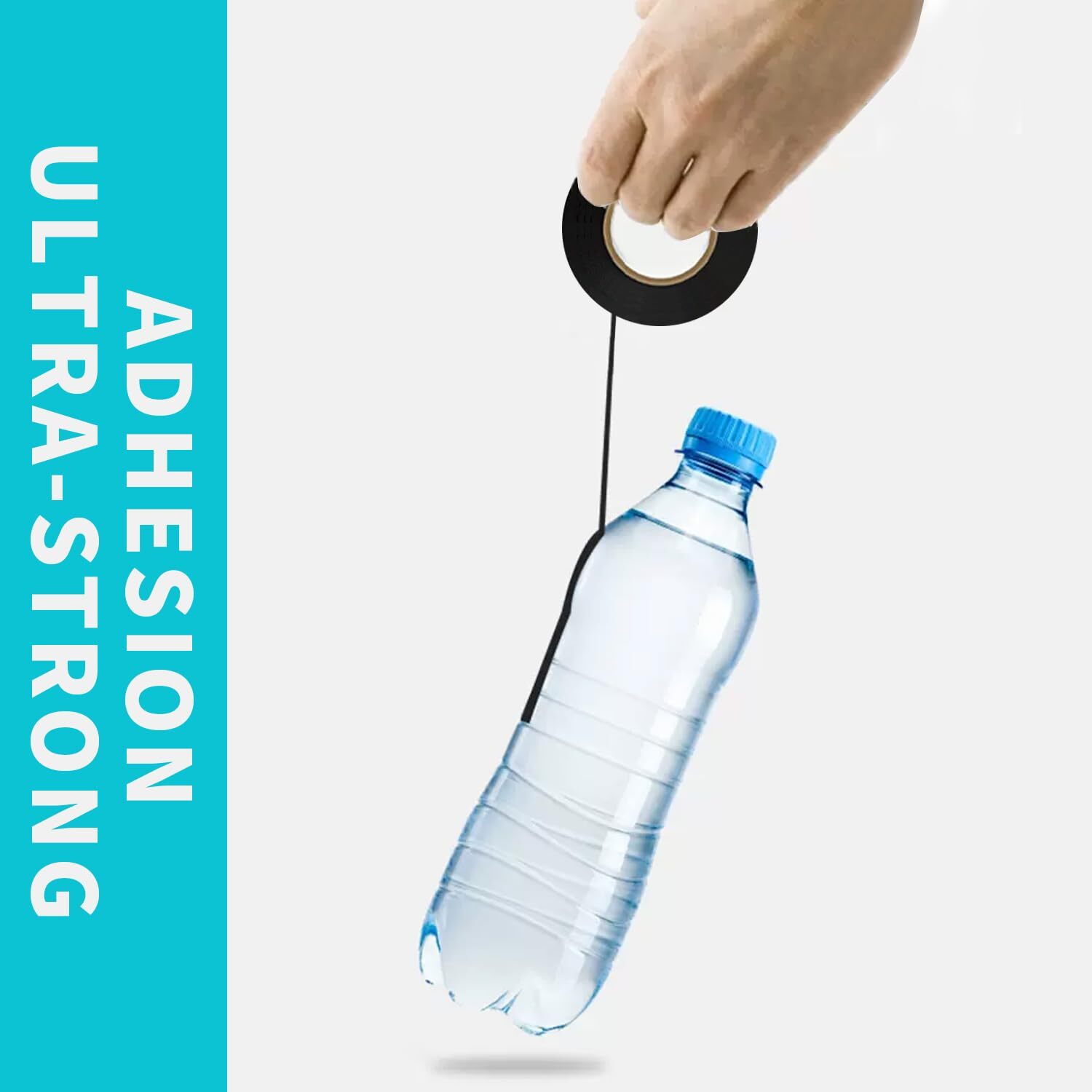 Electrical Tape Wiring Harness wire (5-Pack, Black, 3/4" W x 20ft L) auto truck