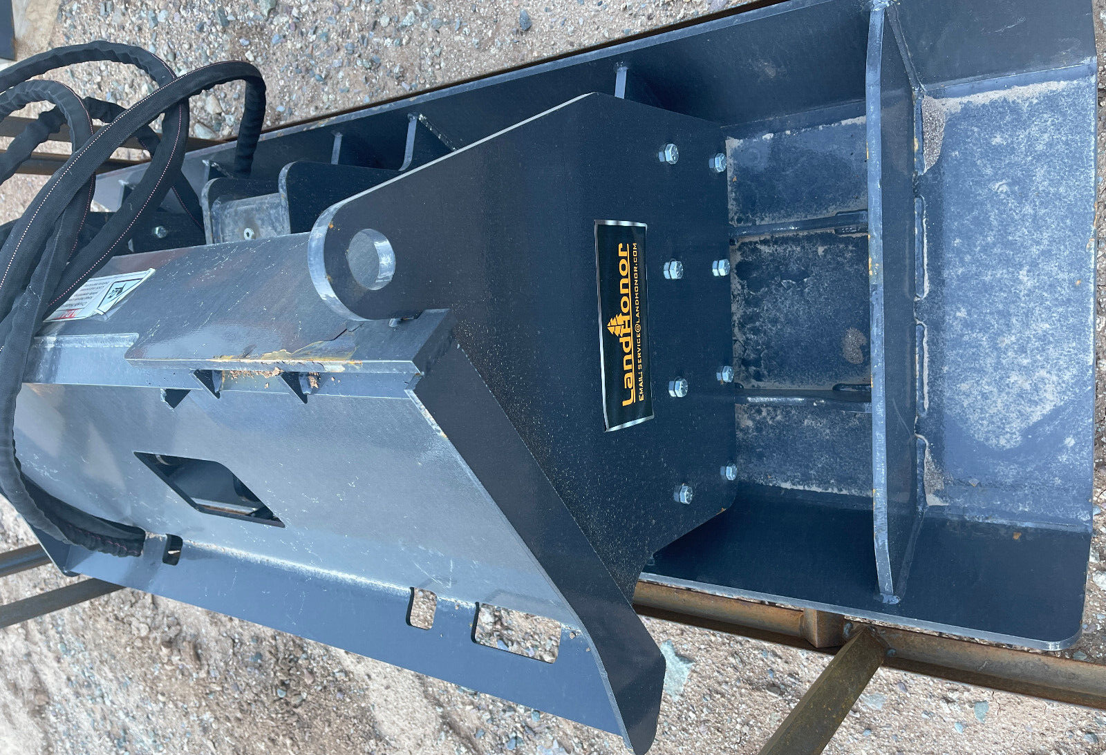 72" Vibratory Plate Soil Gravel Compactor Skidsteer Attachment Kubota Bobcat CAT