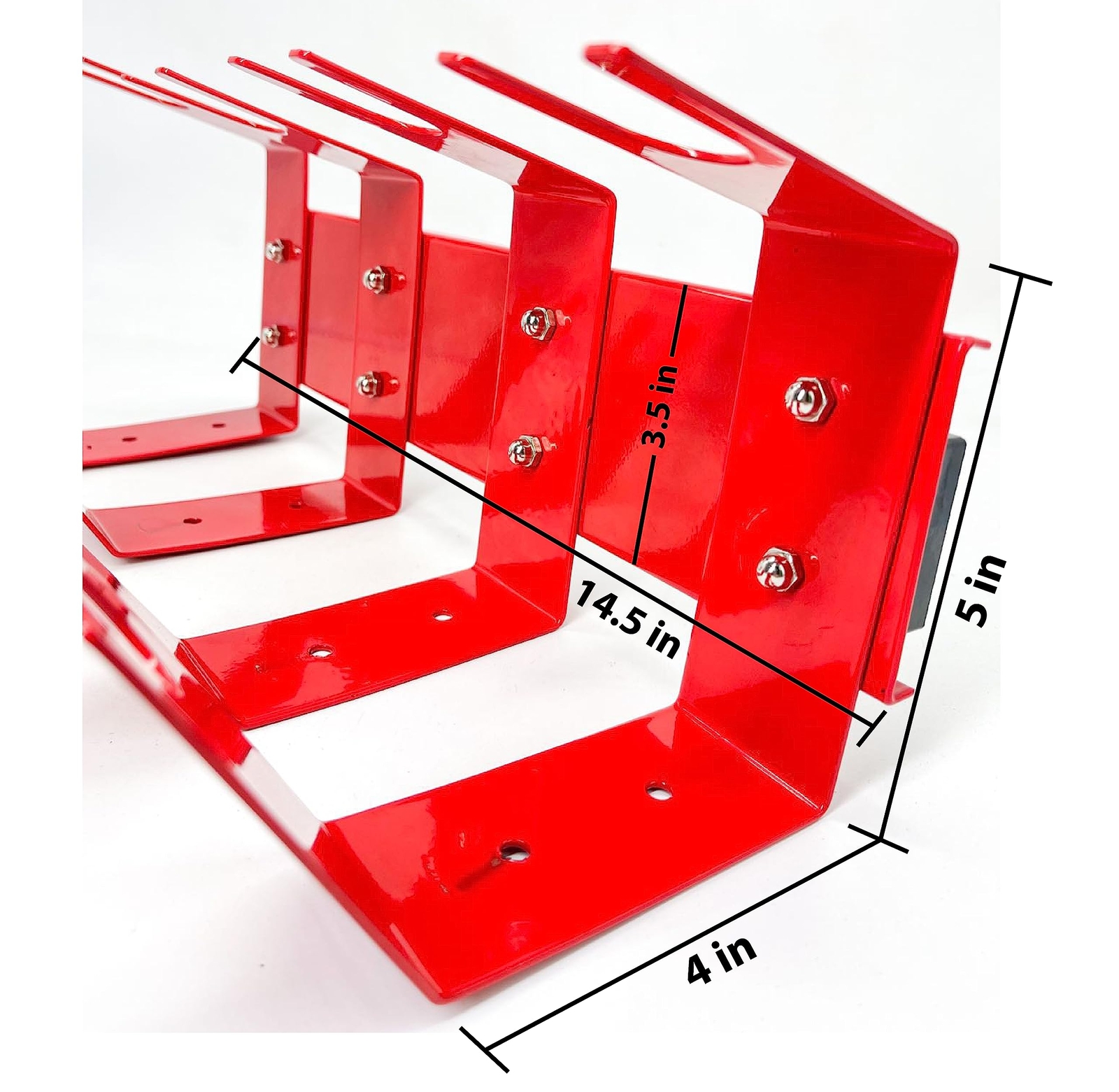 Magnetic Paint Spray Gun Holder Stand, Holds 4 Gravity Feed