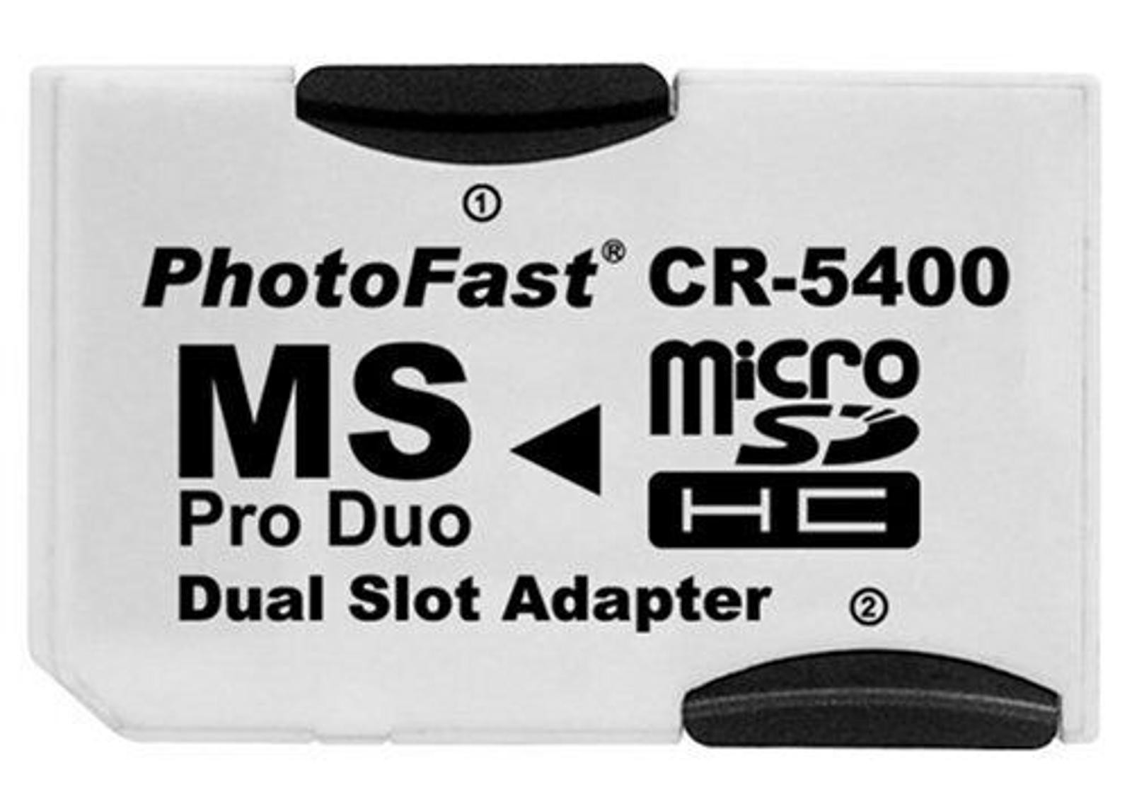 Dual Micro SD TF To Memory Stick Converter MS Pro Duo PSP Card 2 Slot Adapter t